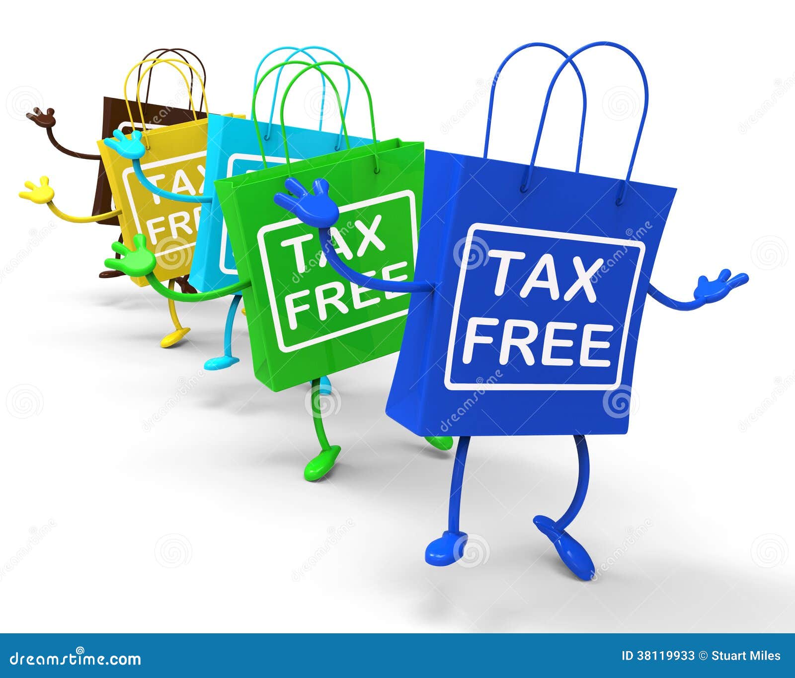 tax free bags represent duty exempt discounts
