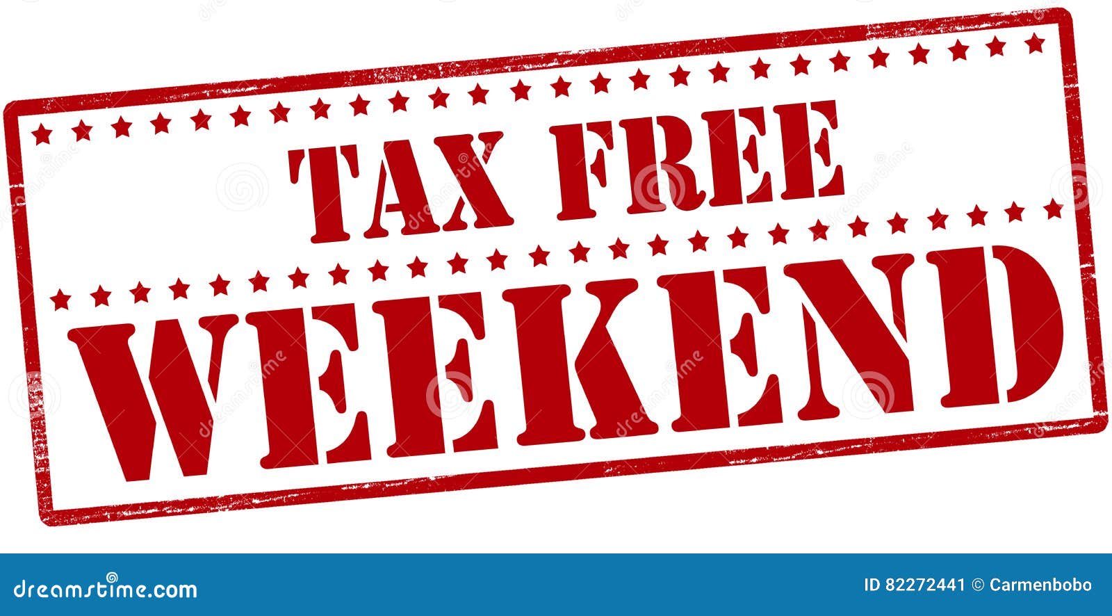 Tax free weekend stock illustration. Illustration of text 82272441
