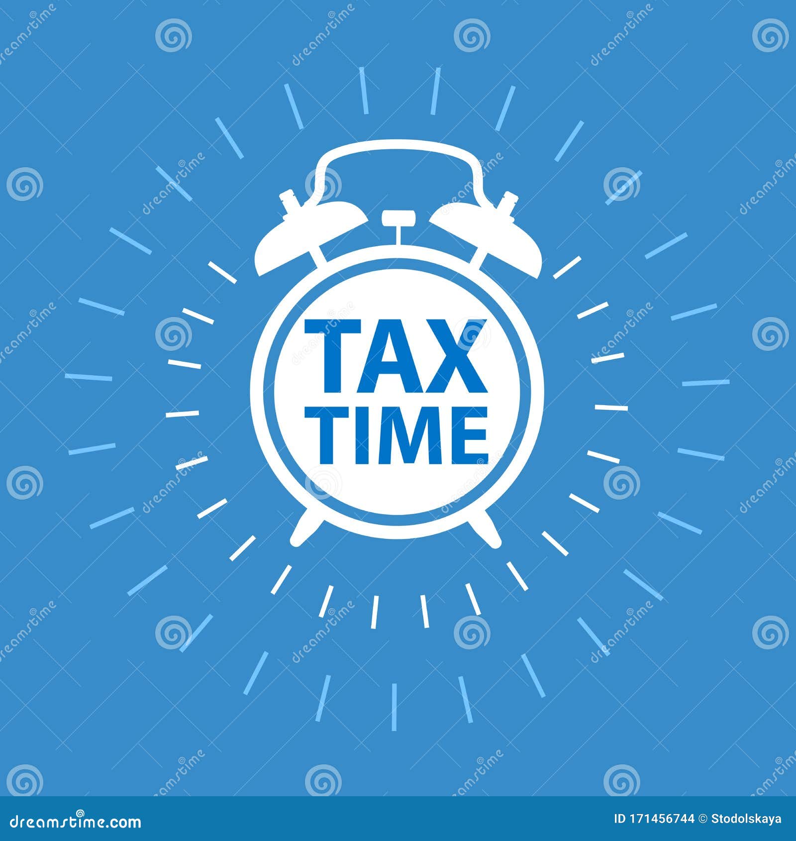 tax-payment-time-icon-reminder-about-taxation-stock-vector