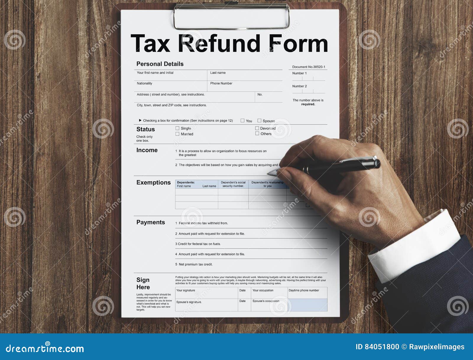 Tax Refund Form Application Concept Stock Photo Image Of Hands tax-refund-form-application-concept-stock-photo-image-of-hands