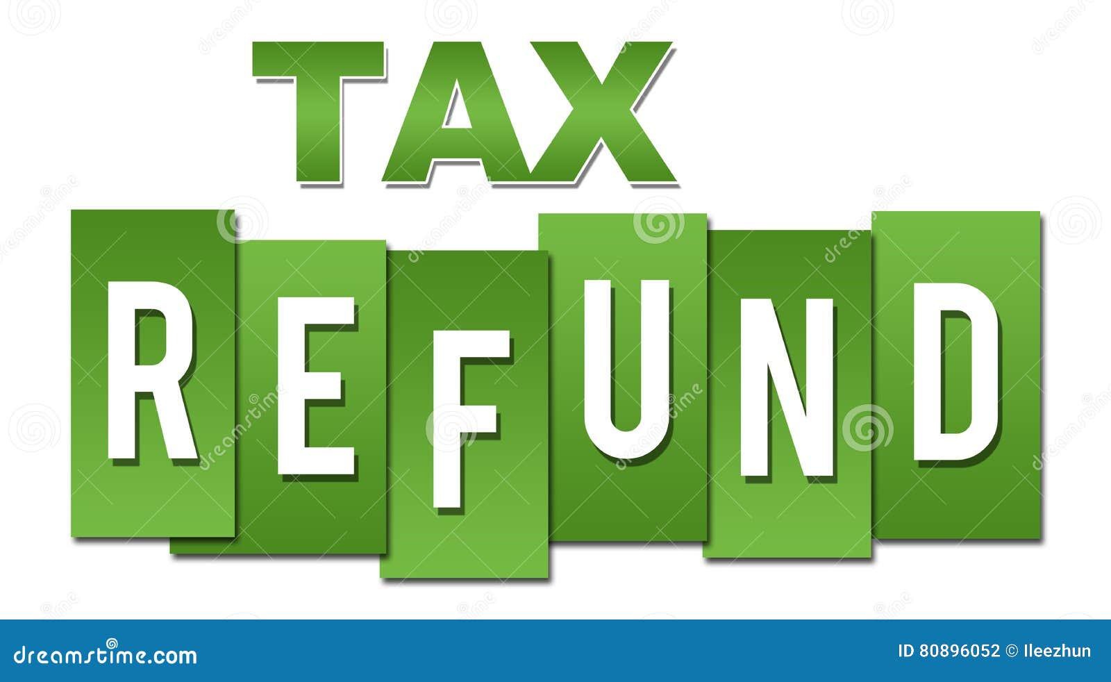 Tax Refund Green Professional Stock Illustration Illustration of return, planning 80896052