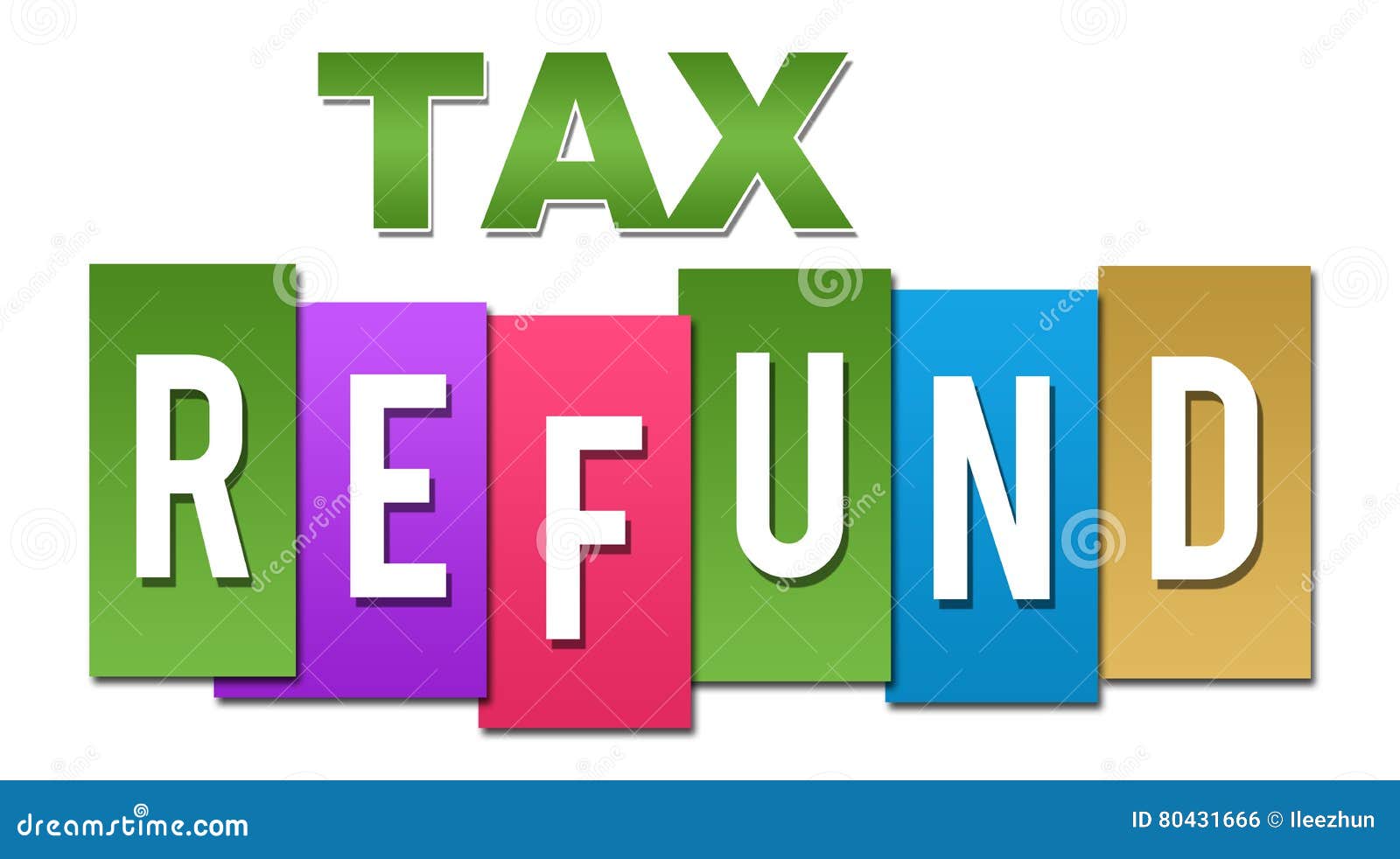 tax-refund-professional-colorful-stock-illustration-illustration-of