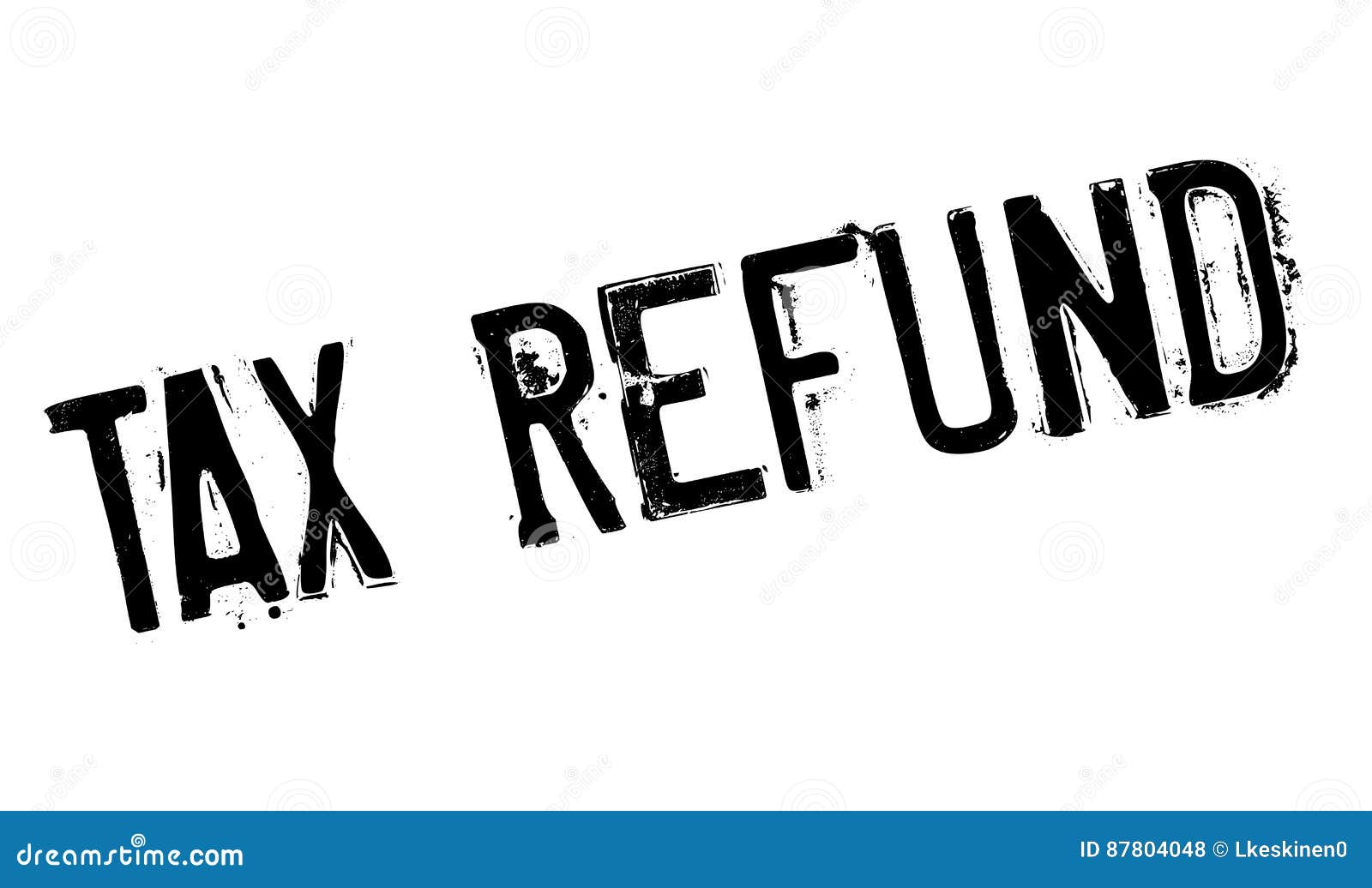 Tax Refund rubber stamp stock vector. Illustration of office 87804048