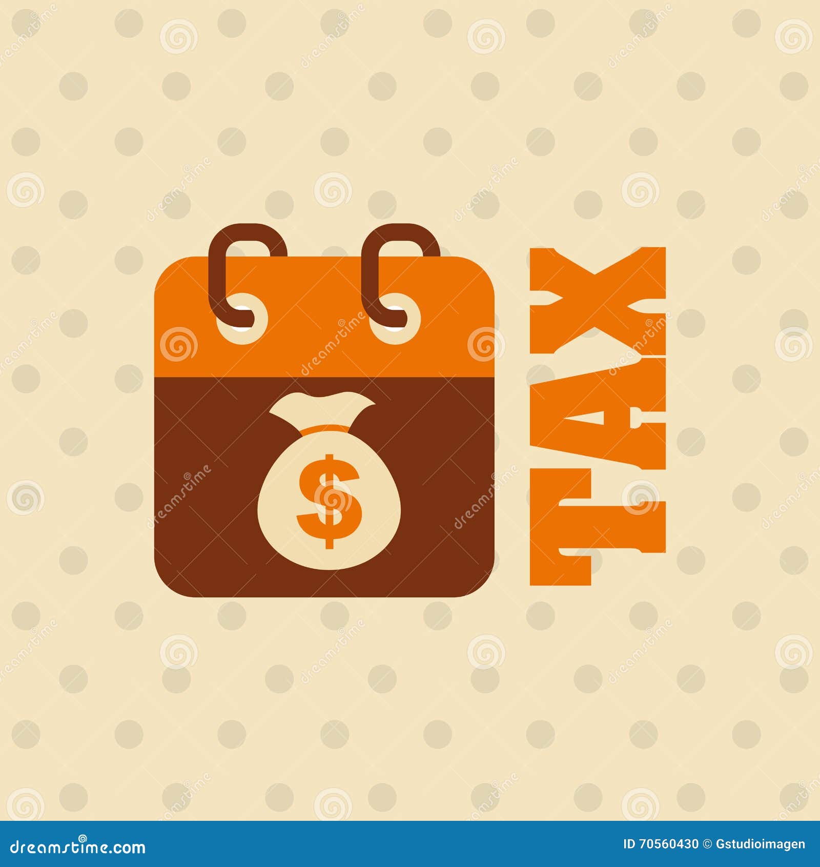 Tax time design stock illustration. Illustration of taxed 70560430