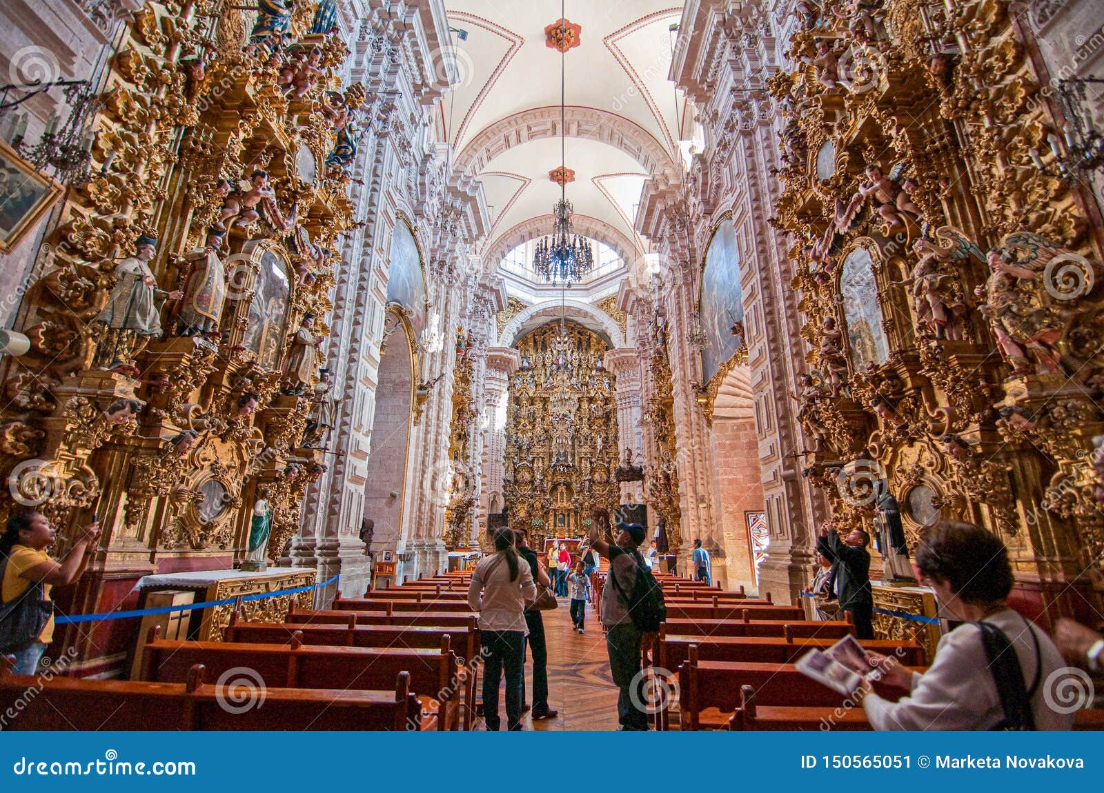 Taxco, Mexico - November 9, 2010. Interior of Santa Prisca Cathedral  Editorial Photo - Image of historic, november: 150565051
