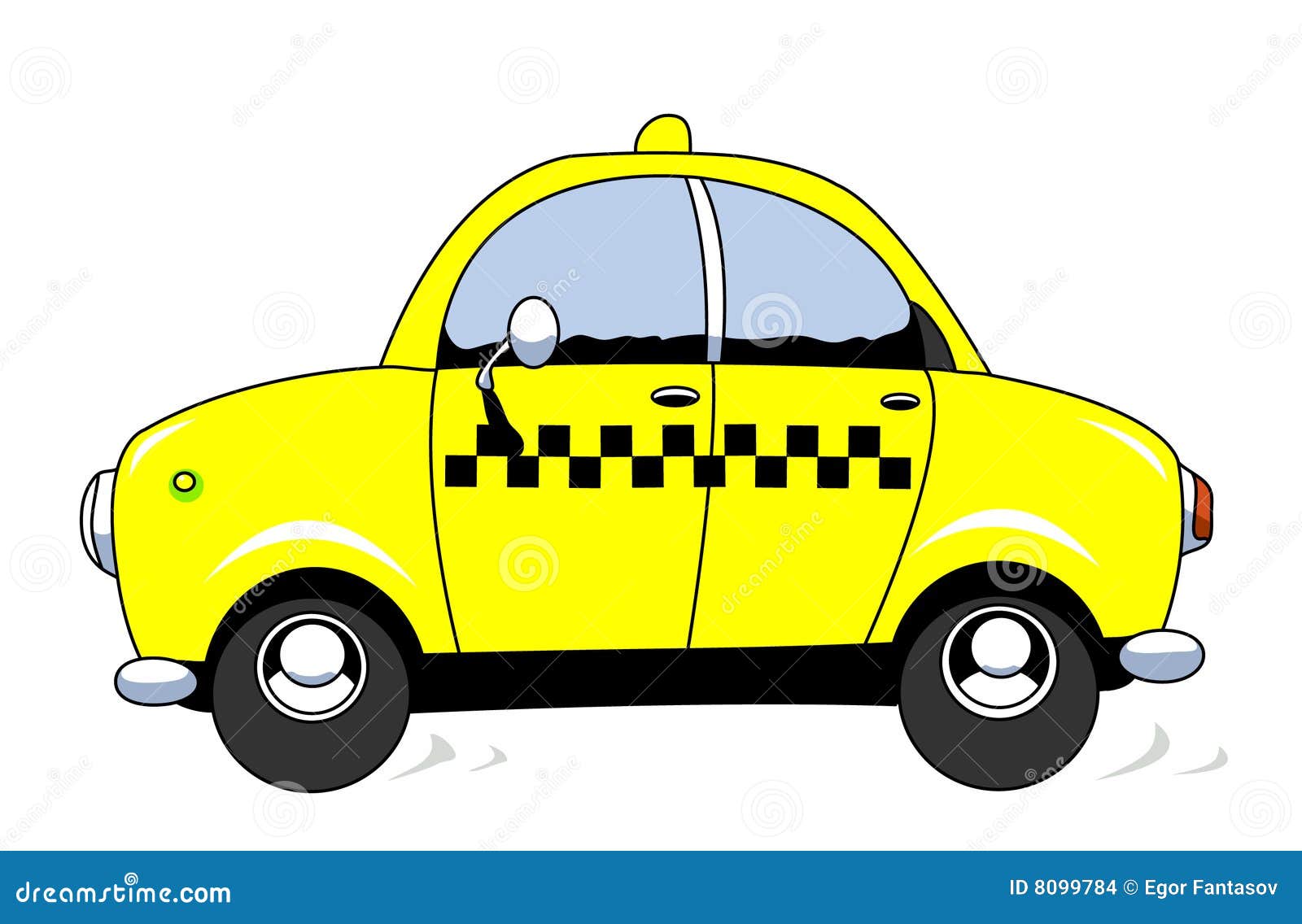 Taxi Vector Illustration | CartoonDealer.com #8099784