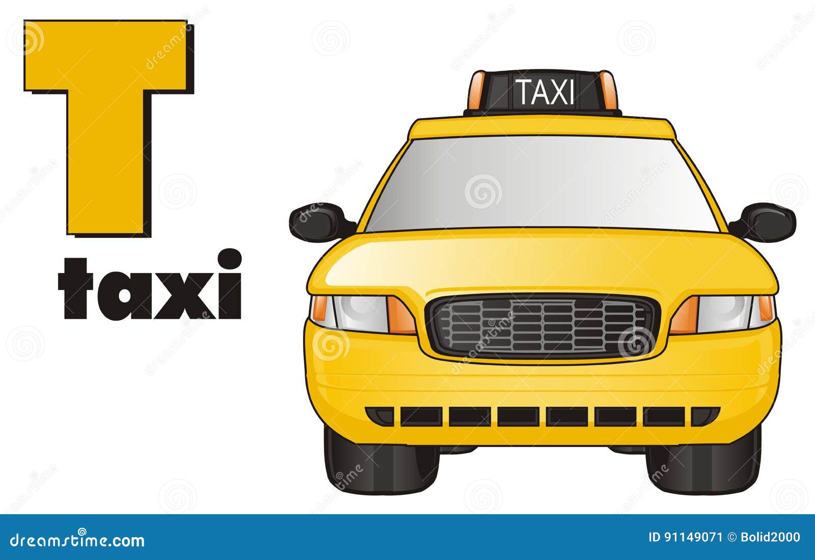 Сравни написание слов такси