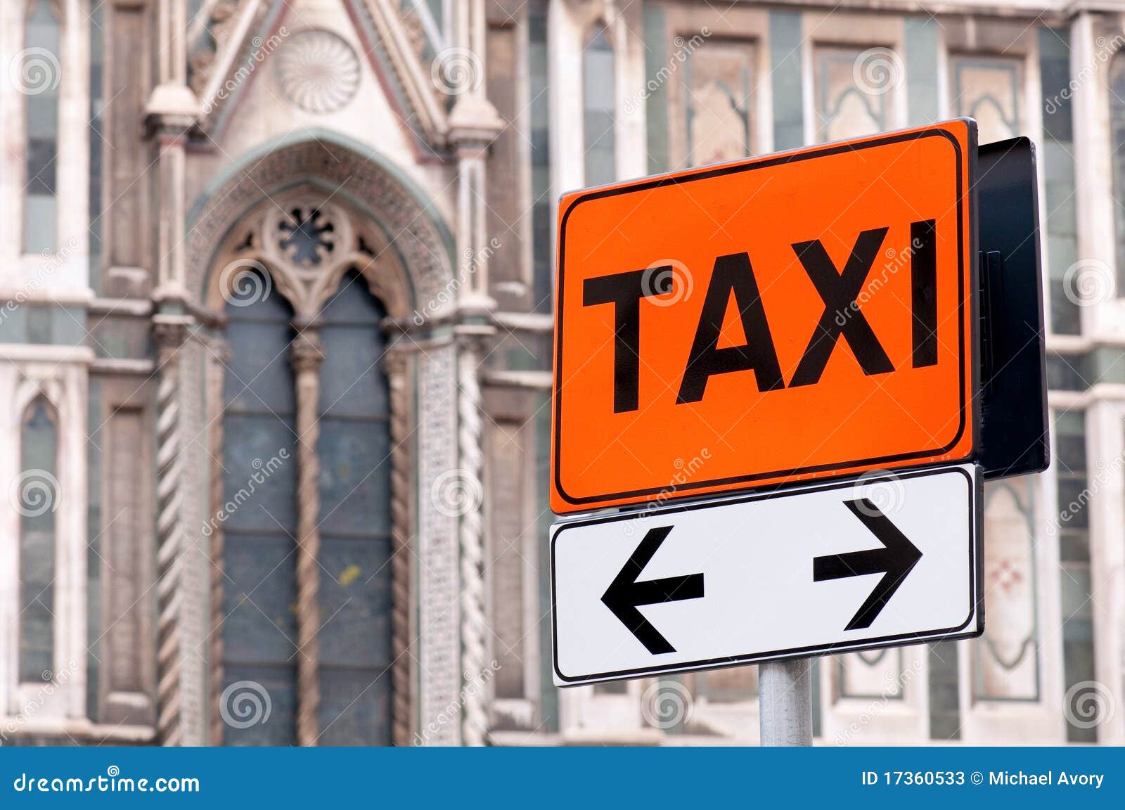 taxi rank sign