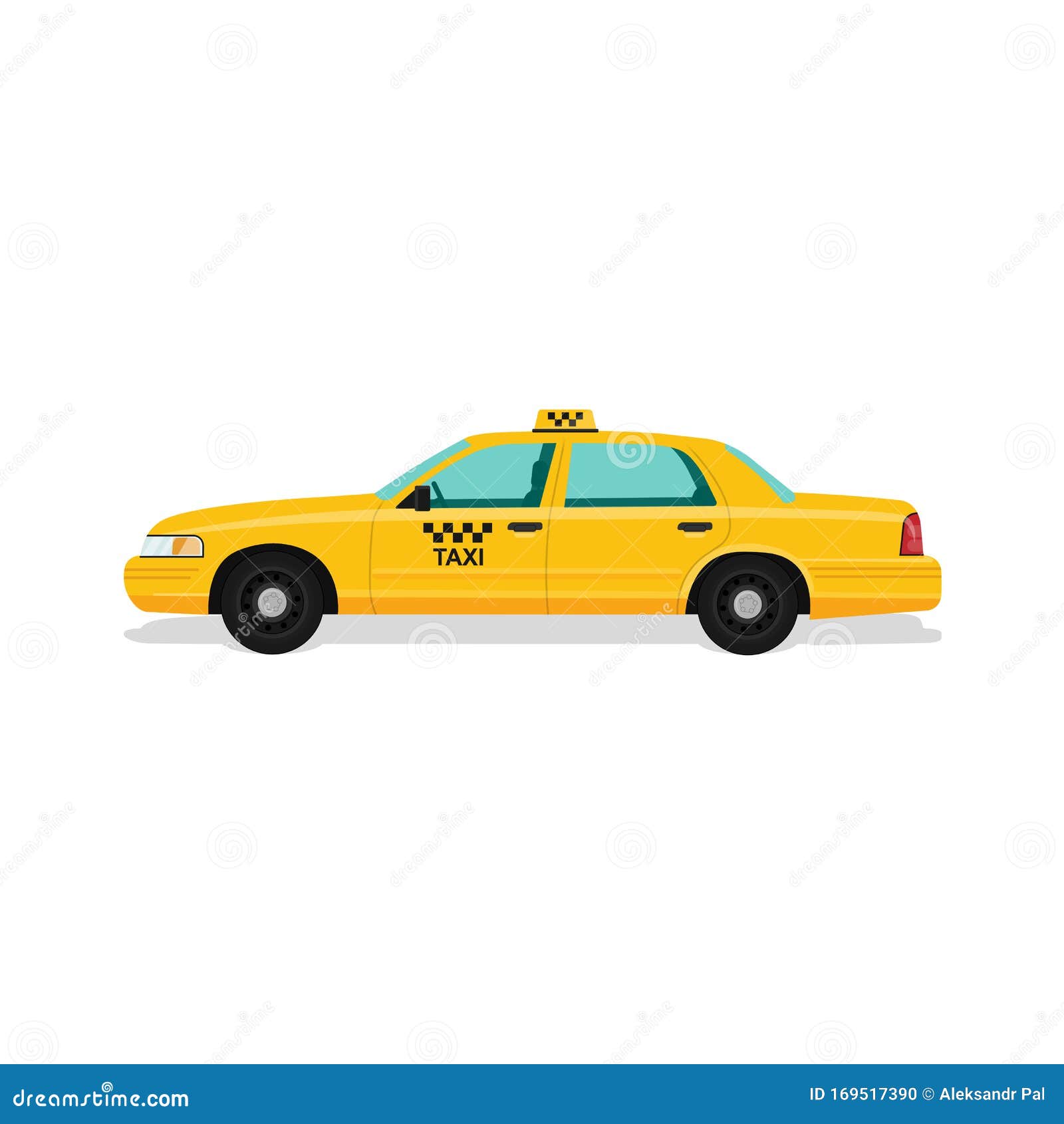 taxi yellow car cab