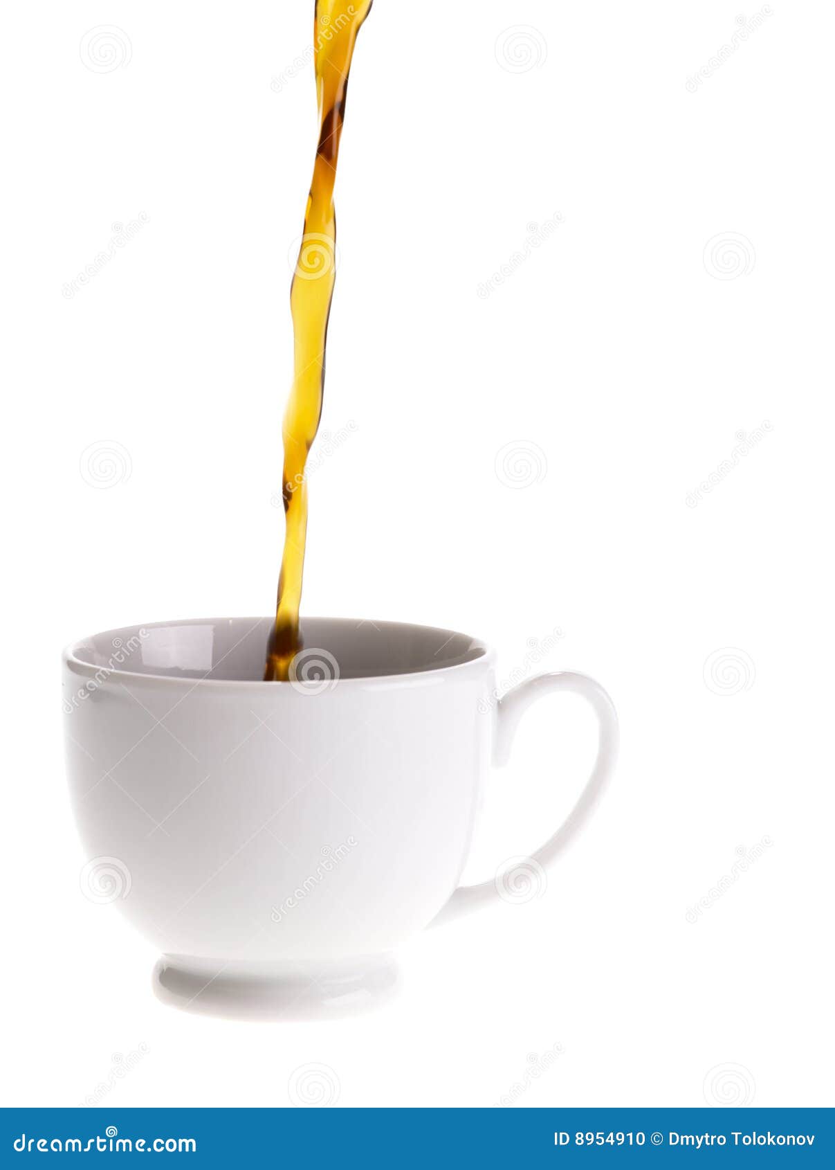 Taza De Café Con Gotas Del Café. Foto de archivo Imagen de café, gota