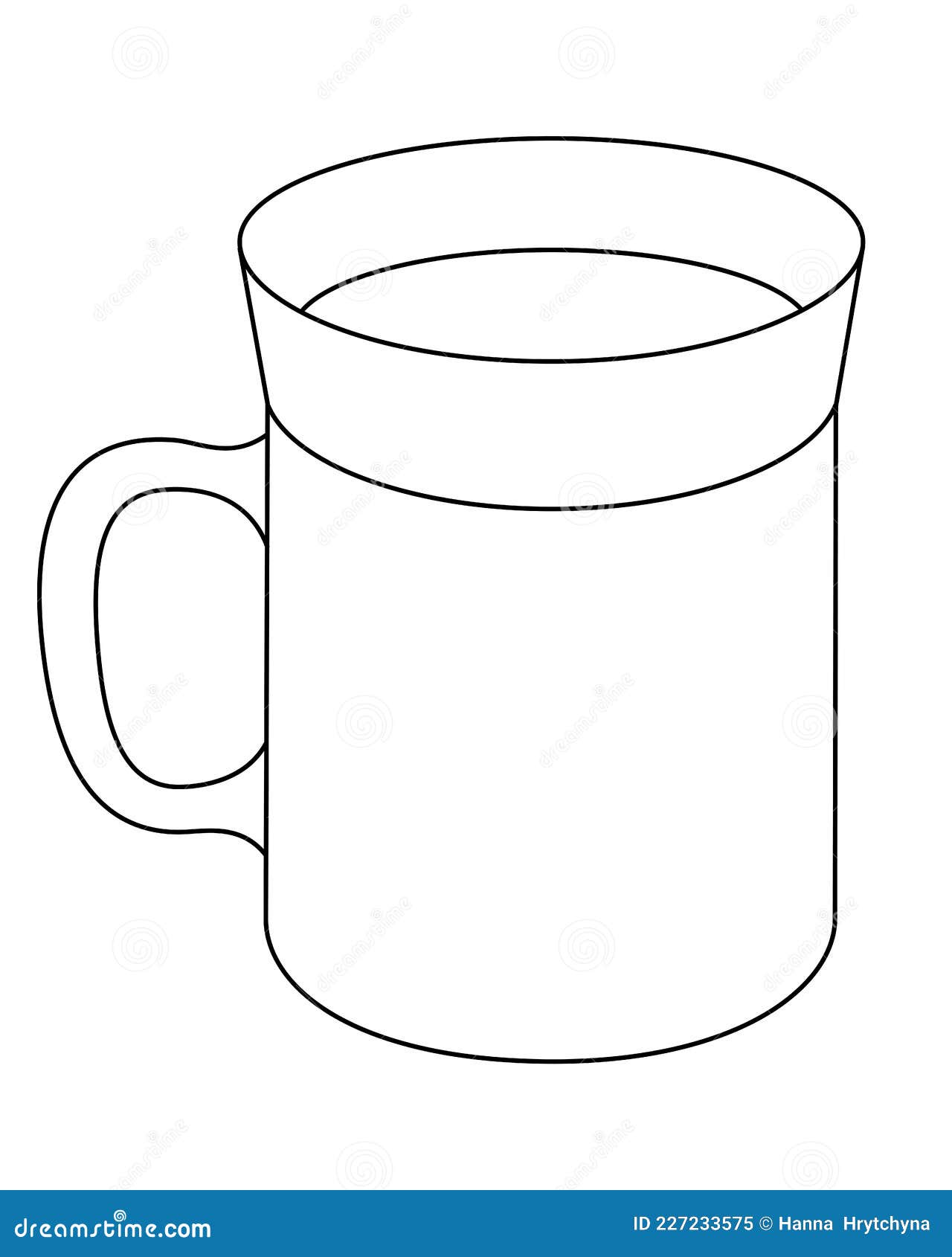 Pequeña Y Elegante Taza De Café Vectorial Imagen Lineal Para Colorear.  Buscar Un Elemento Para Un Libro De Colorear. Esquema. Dibu Ilustración del  Vector - Ilustración de icono, restaurante: 185079826