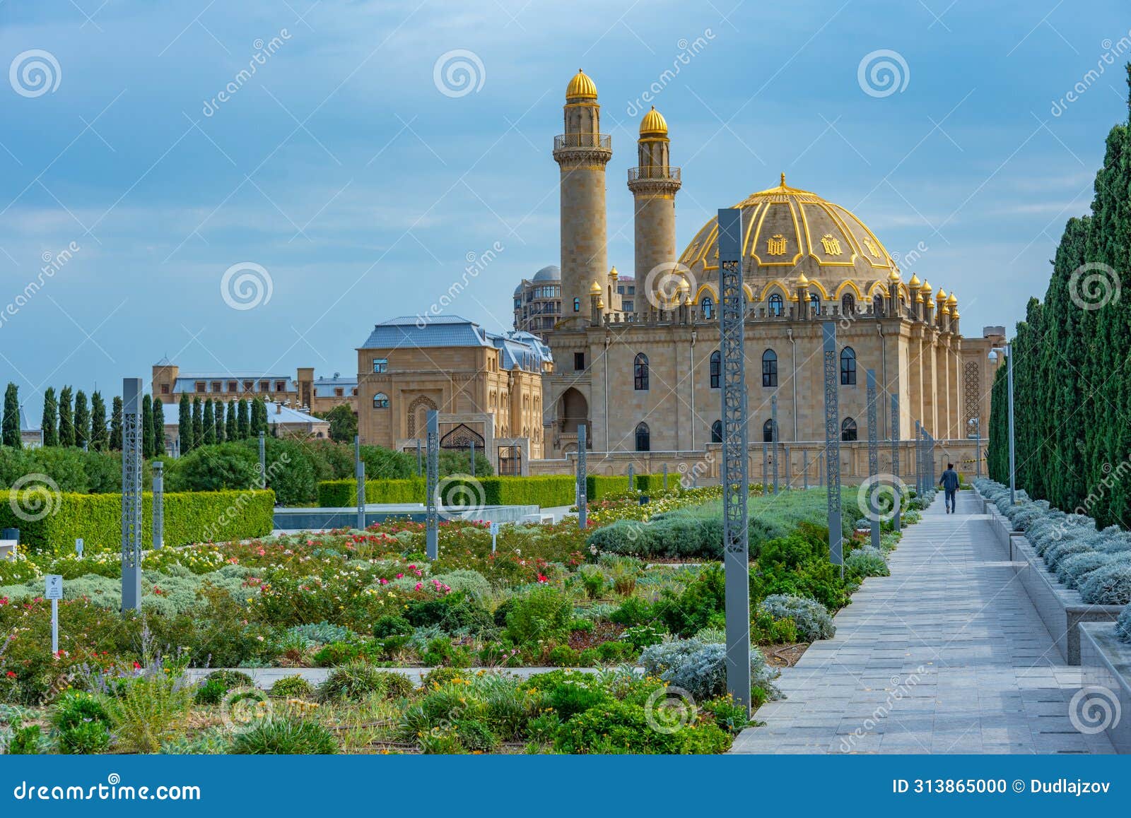 taza pir mosque in baku, azerbaijan