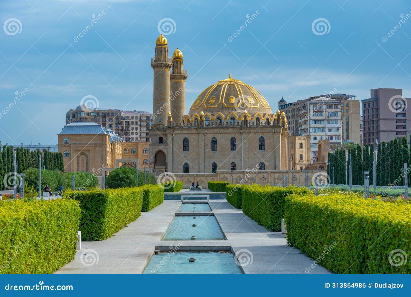 taza pir mosque in baku, azerbaijan