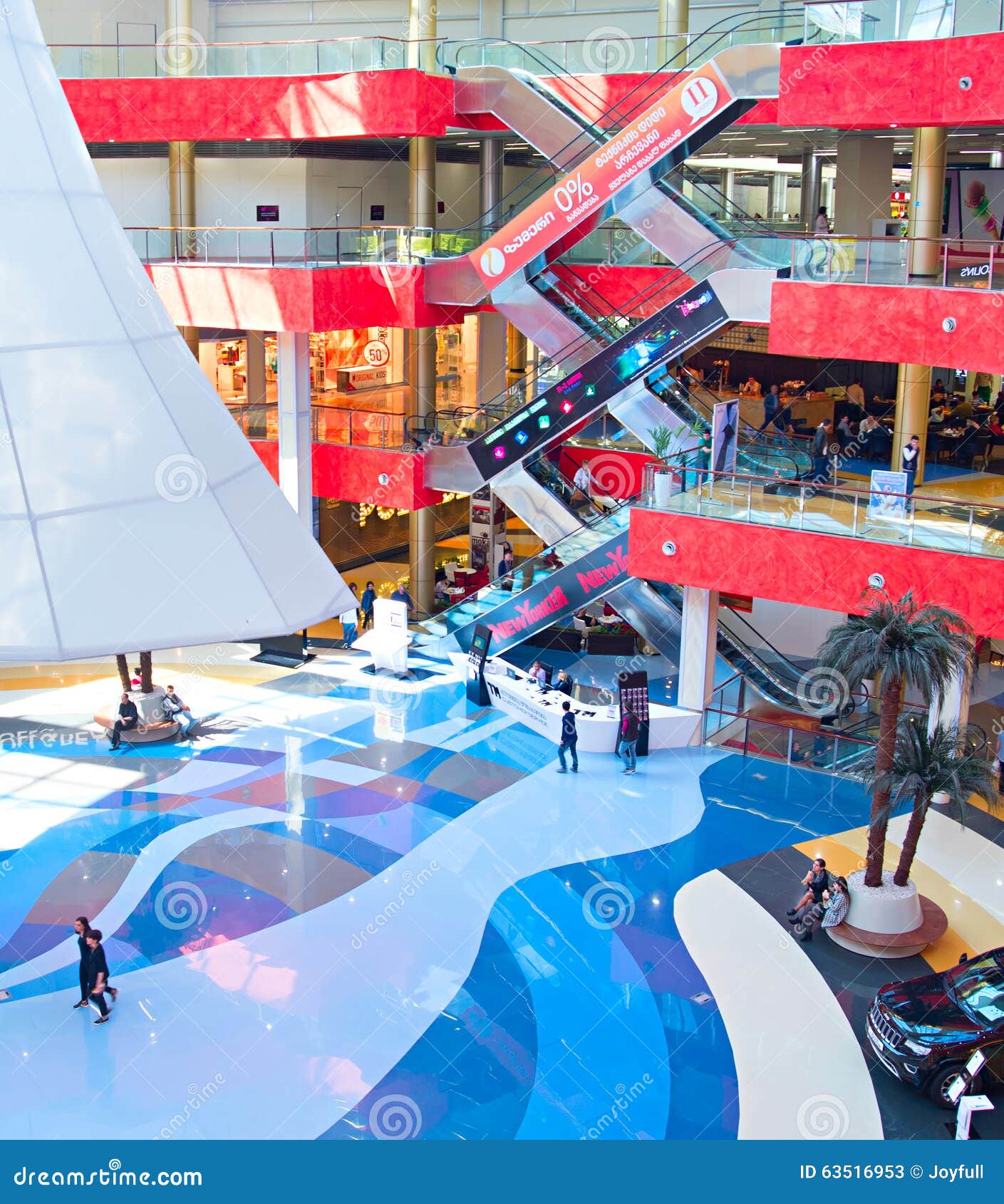 Tbilisi Mall Top View, Georgia Editorial Stock Photo - Image of ...