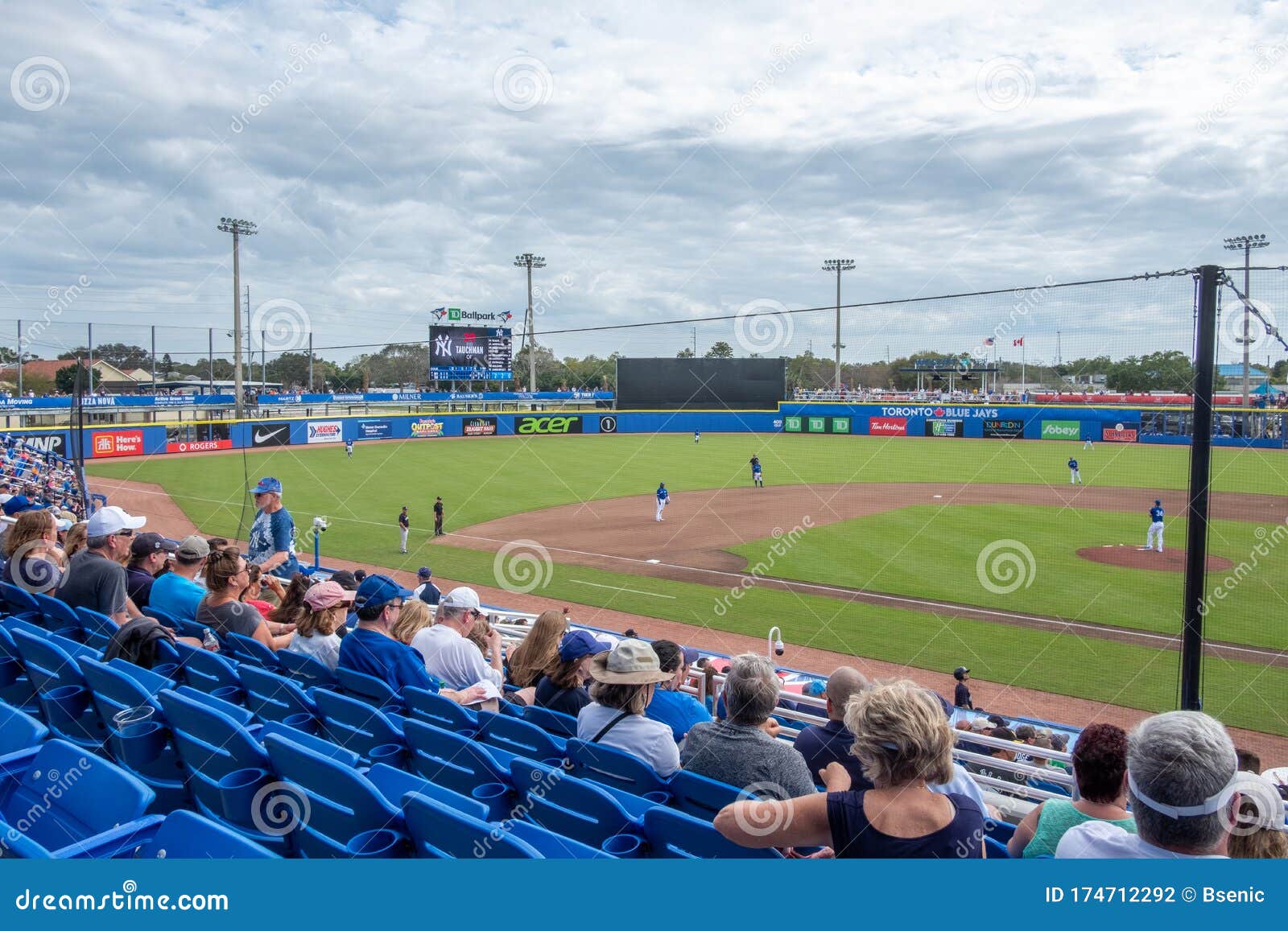 Td Ballpark Dunedin Florida Usa Toronto Blue Jays Pre Season Game Editorial Photography Image Of Enjoy Park
