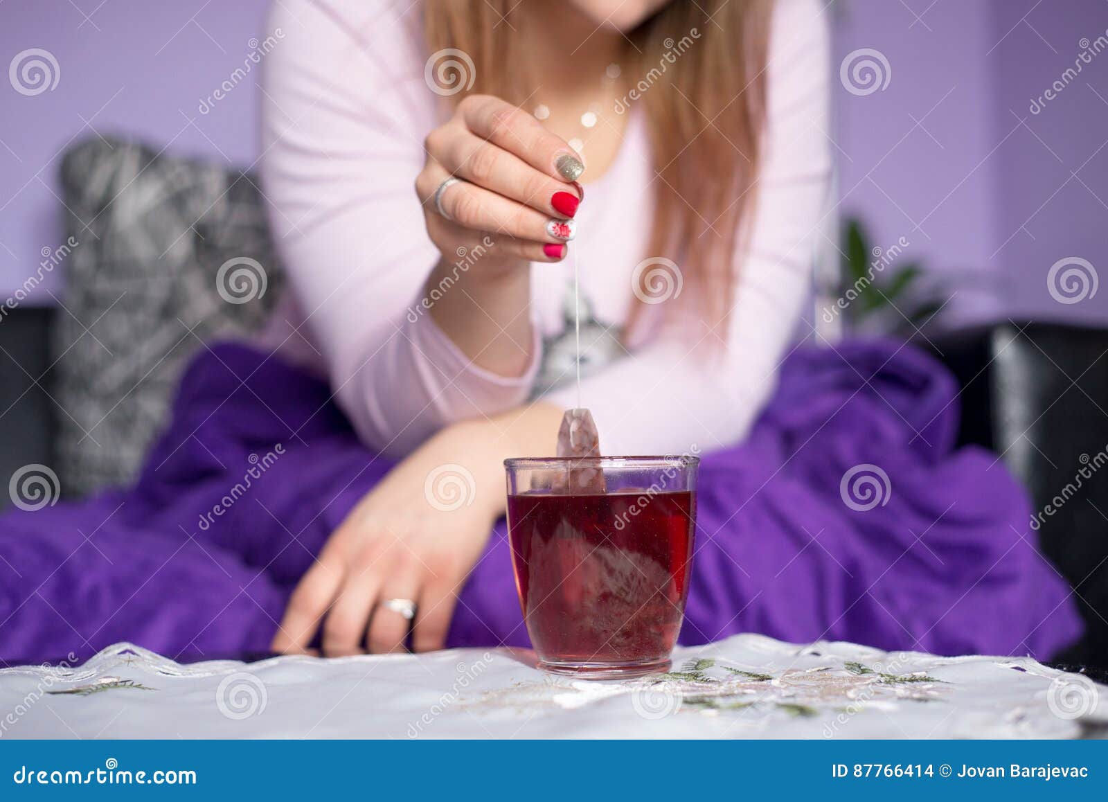 Tea bag stock photo. Image of sitting, indoors, good 87766414