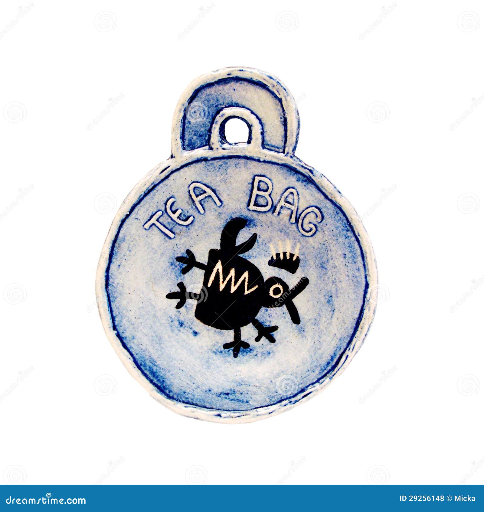 Tea Bag Saucer Isolated on White Stock Photo Image of object, animal