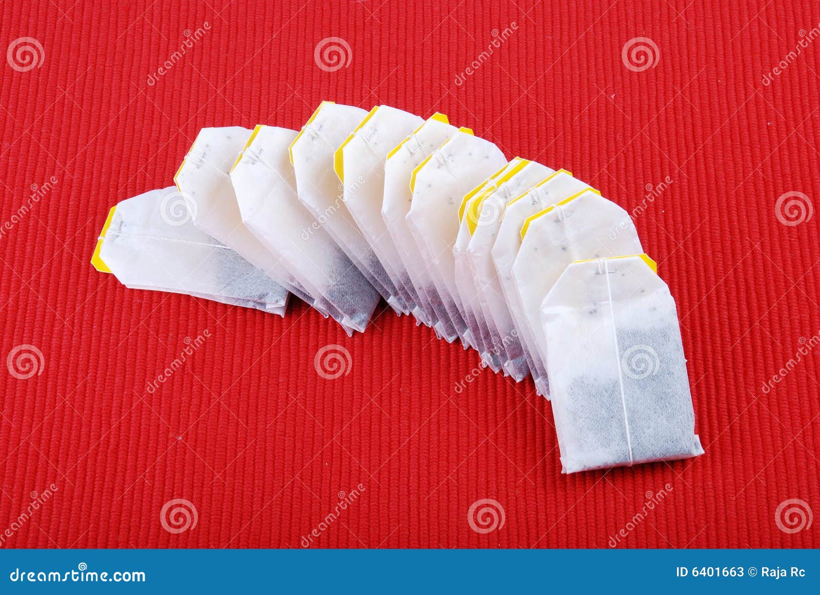 Tea bags stock image. Image of teabag, backdrop, fresh 6401663