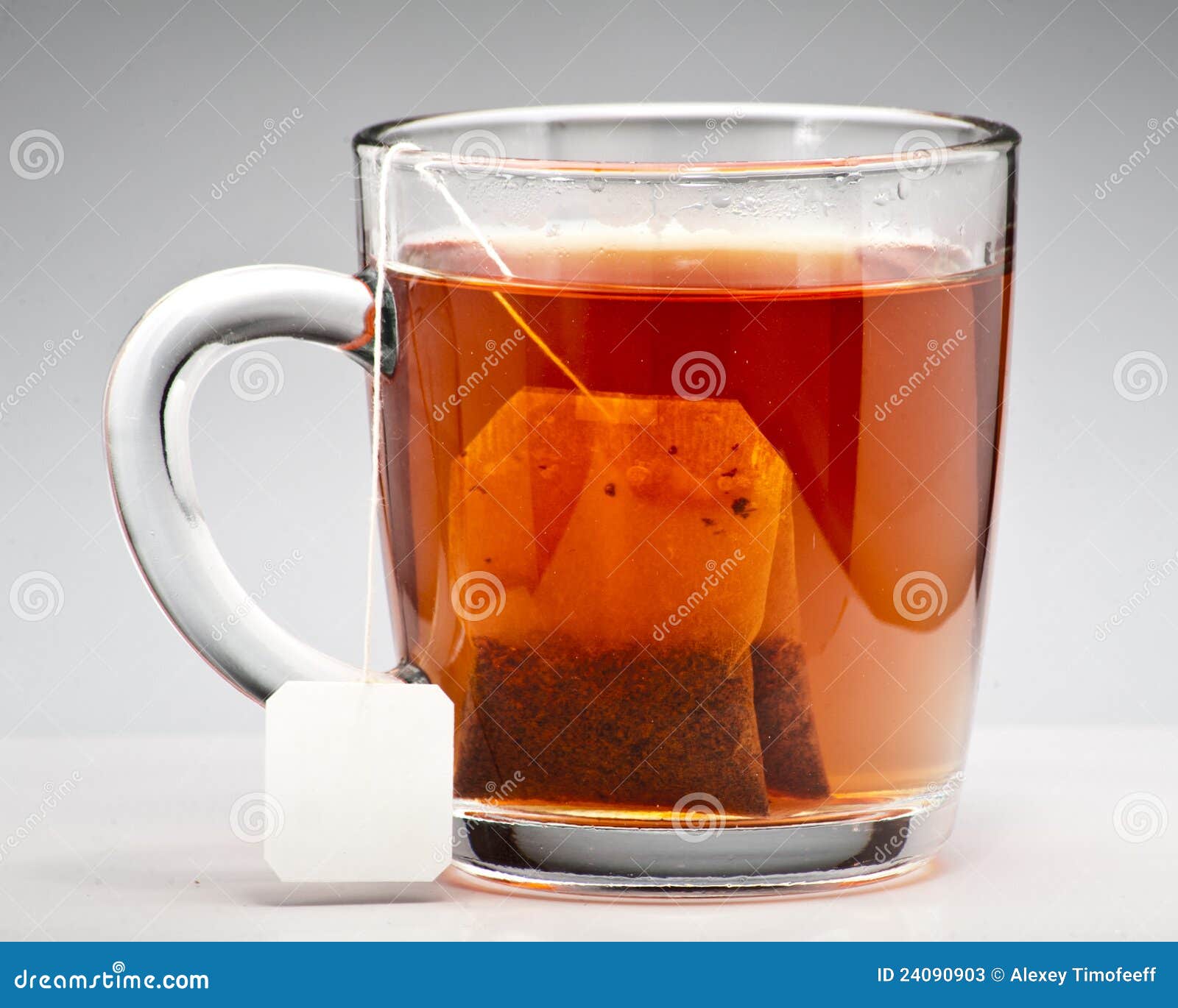 Tea bags in cup stock image. Image of teabags, colored 24090903