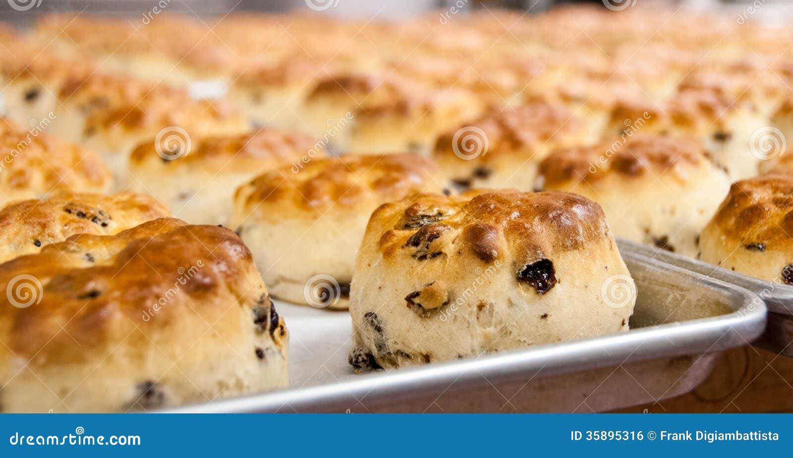 Tea Biscuits on a Tray stock photo. Image of pastry, italy 35895316