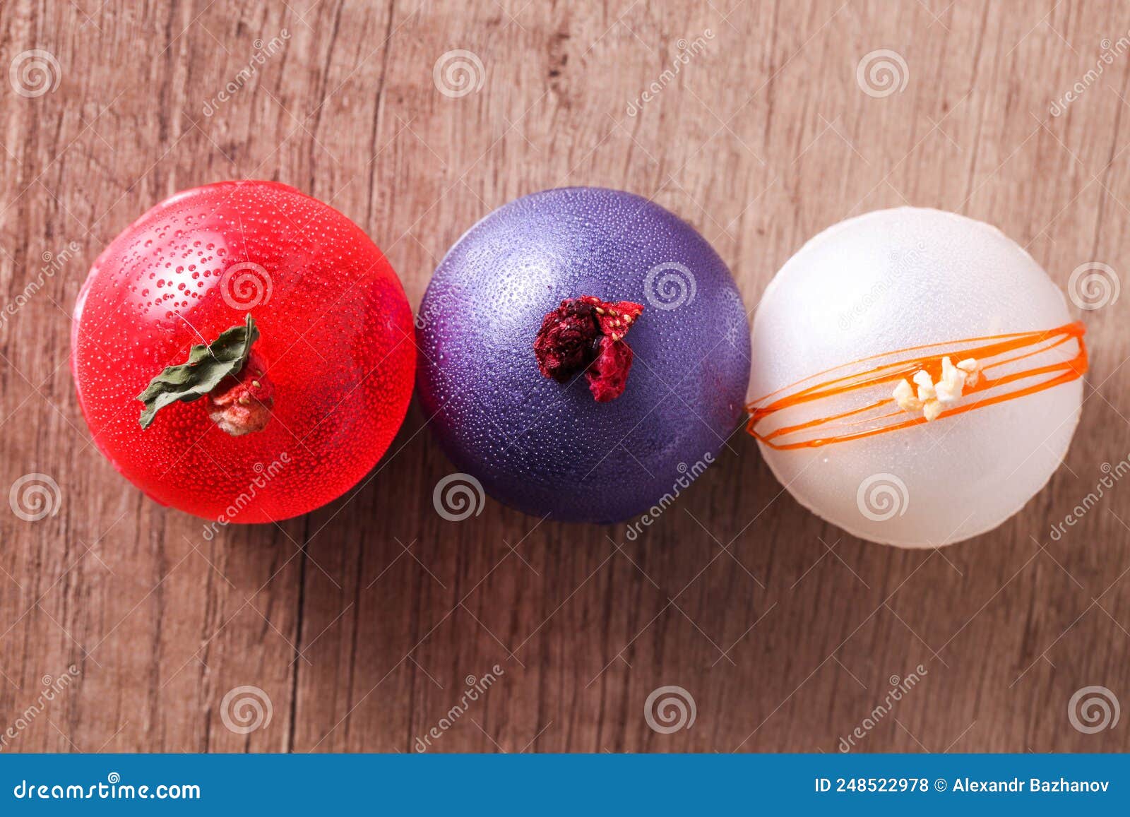 Tea Bombs with Different Flavors Stock Photo Image of decor, floral