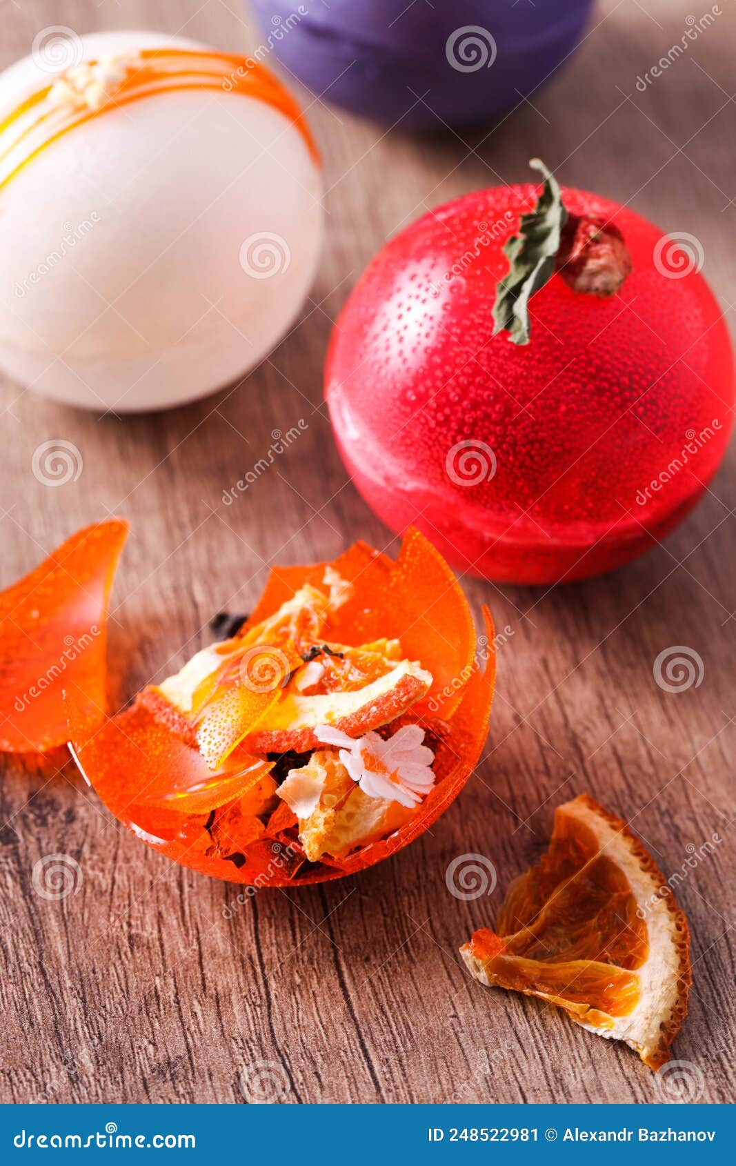 Tea Bombs with Different Flavors Stock Image Image of natural