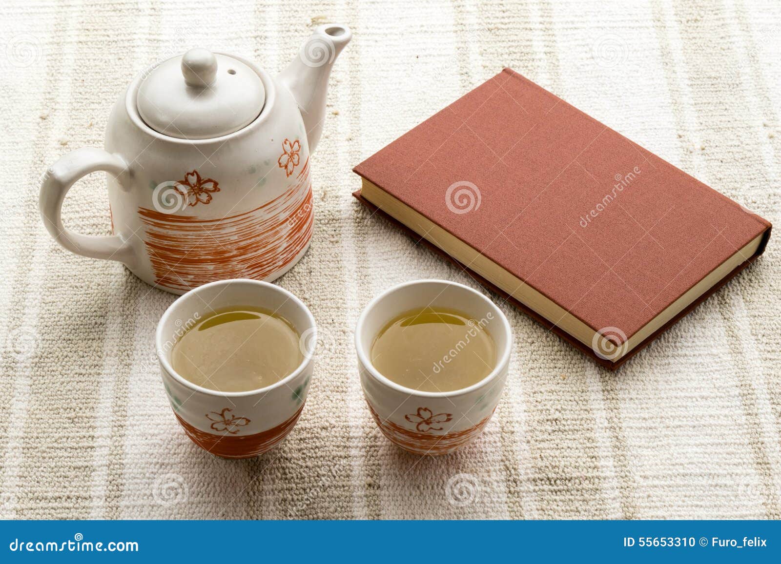 Tea and book stock photo. Image of relax, nature, table 55653310