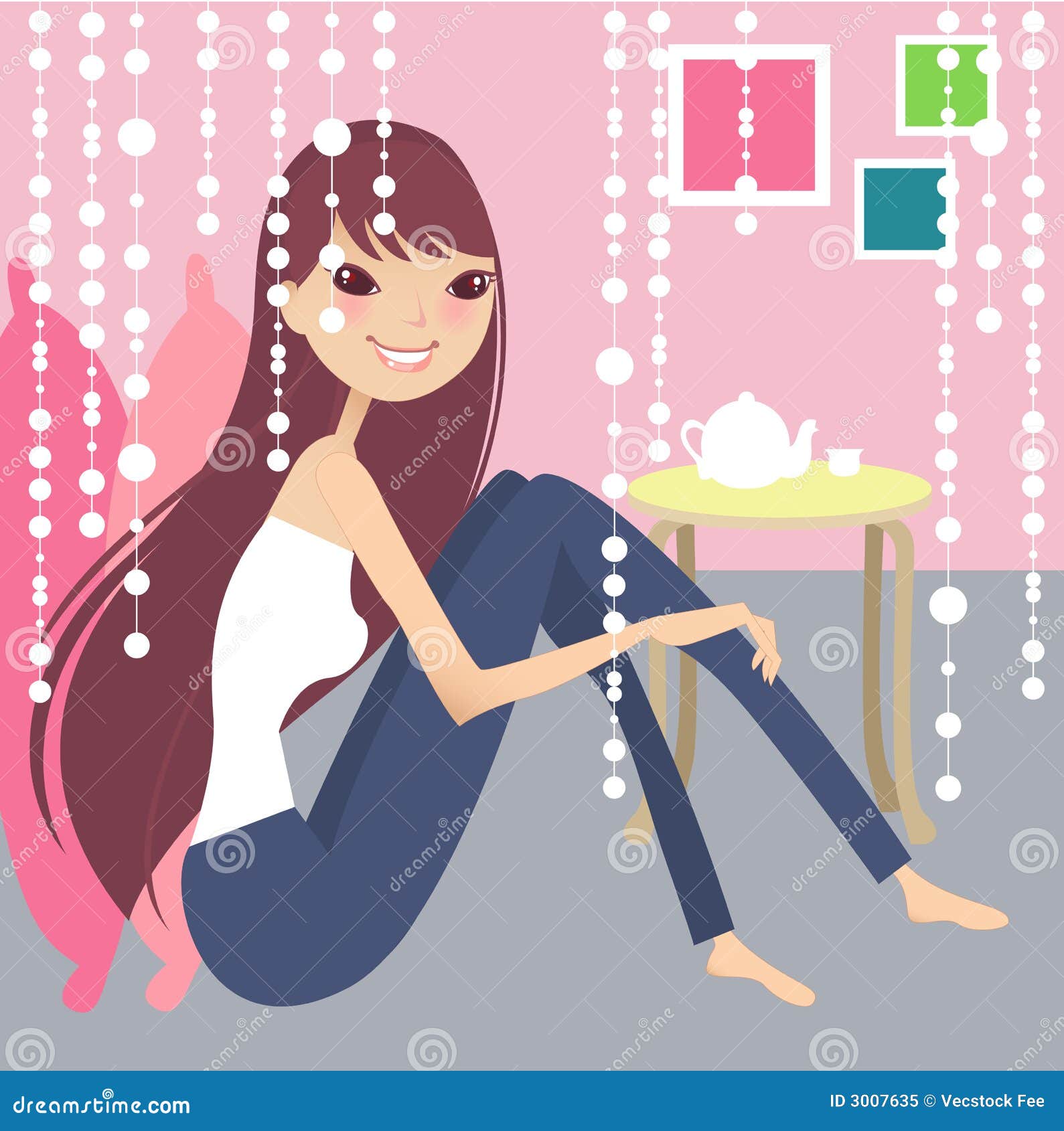 Tea break stock vector. Illustration of fitness, health 3007635