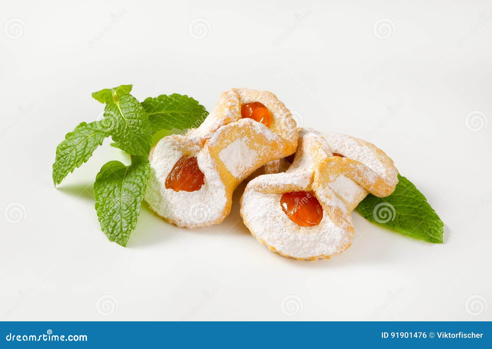 Tea cakes with jam filling stock photo. Image of homemade 91901476