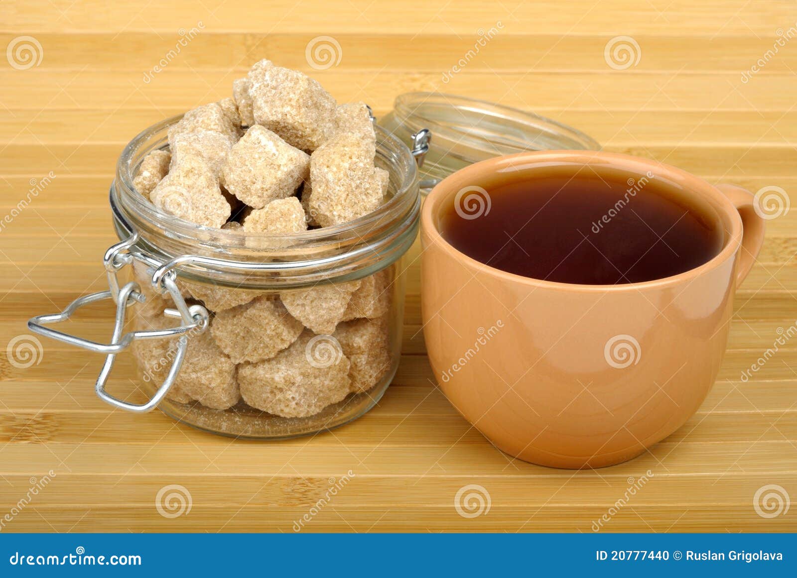 Tea and cane sugar stock photo. Image of sweet, organic 20777440