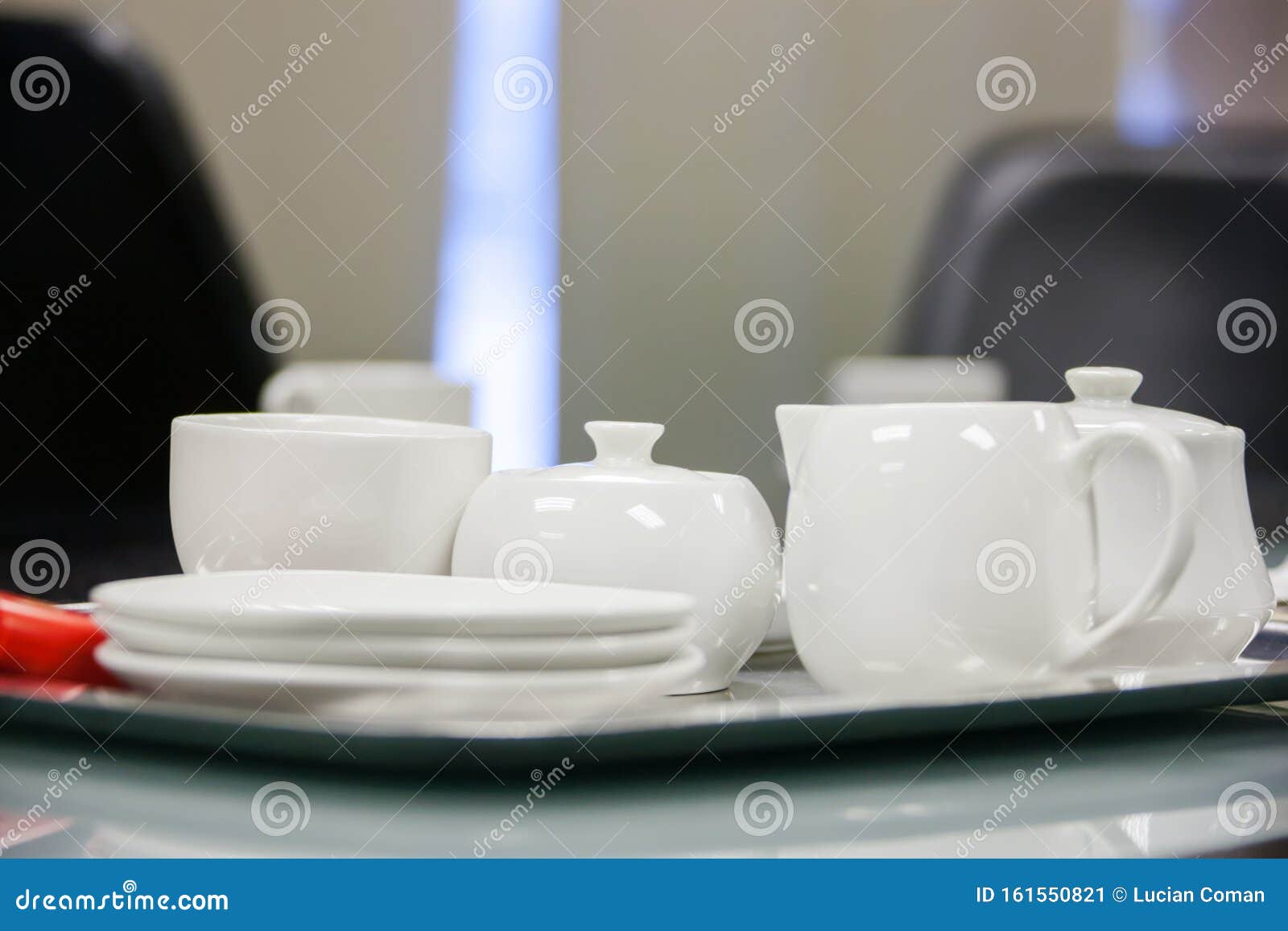Tea and coffee set stock image. Image of drinkable, milk 161550821