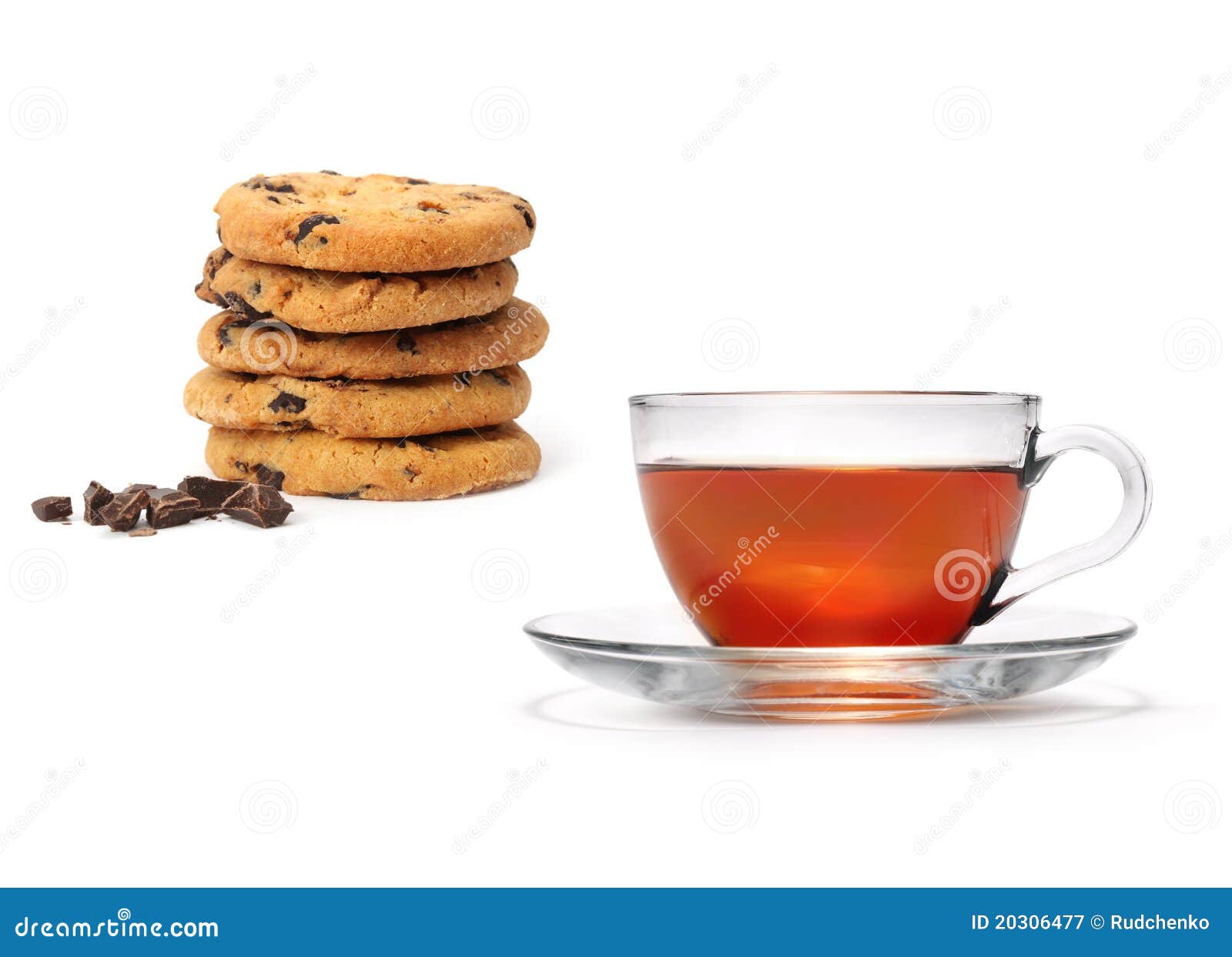 Tea and cookies stock image. Image of tradition, isolated 20306477