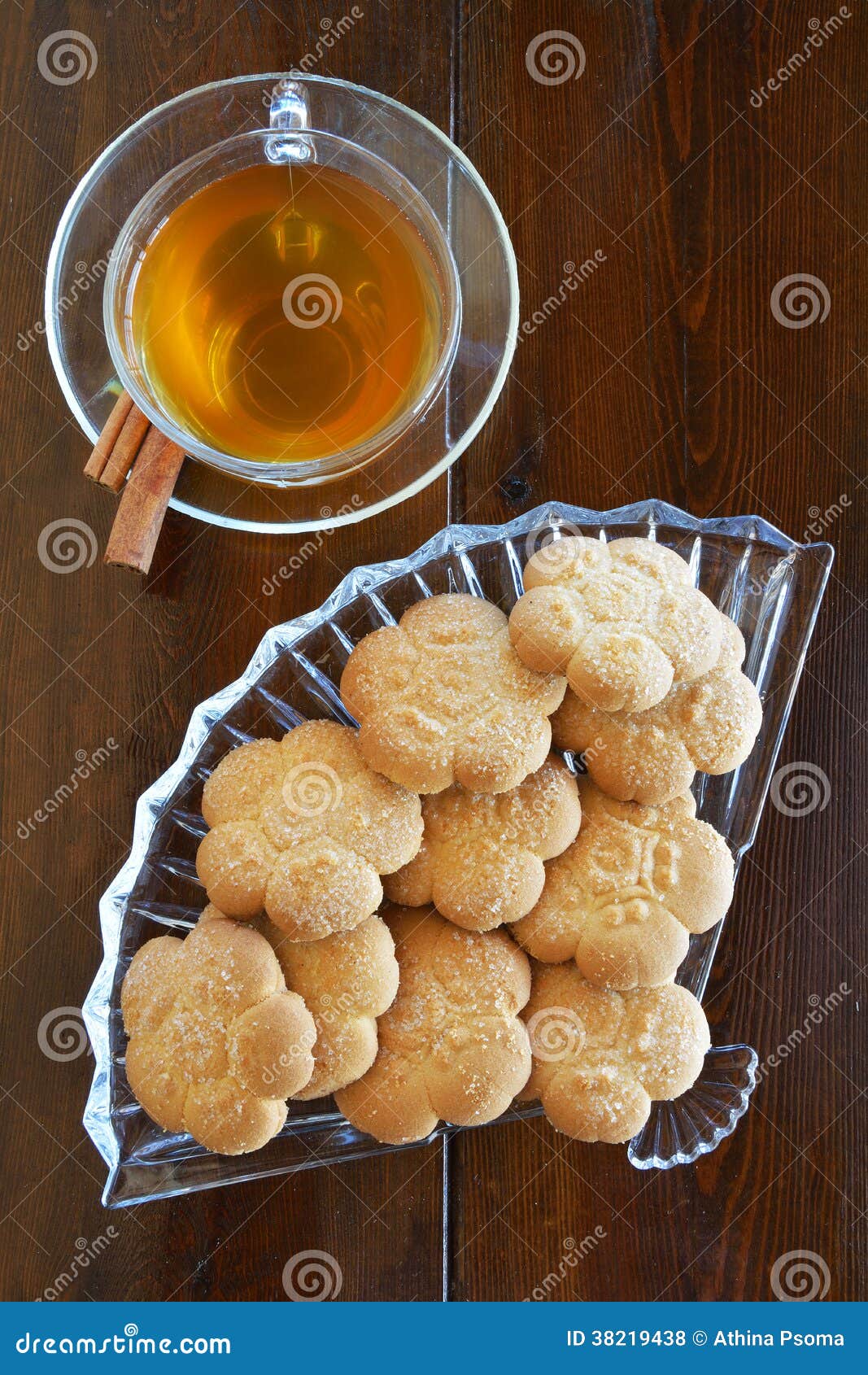 Tea with cookies stock photo. Image of sticks, shape 38219438