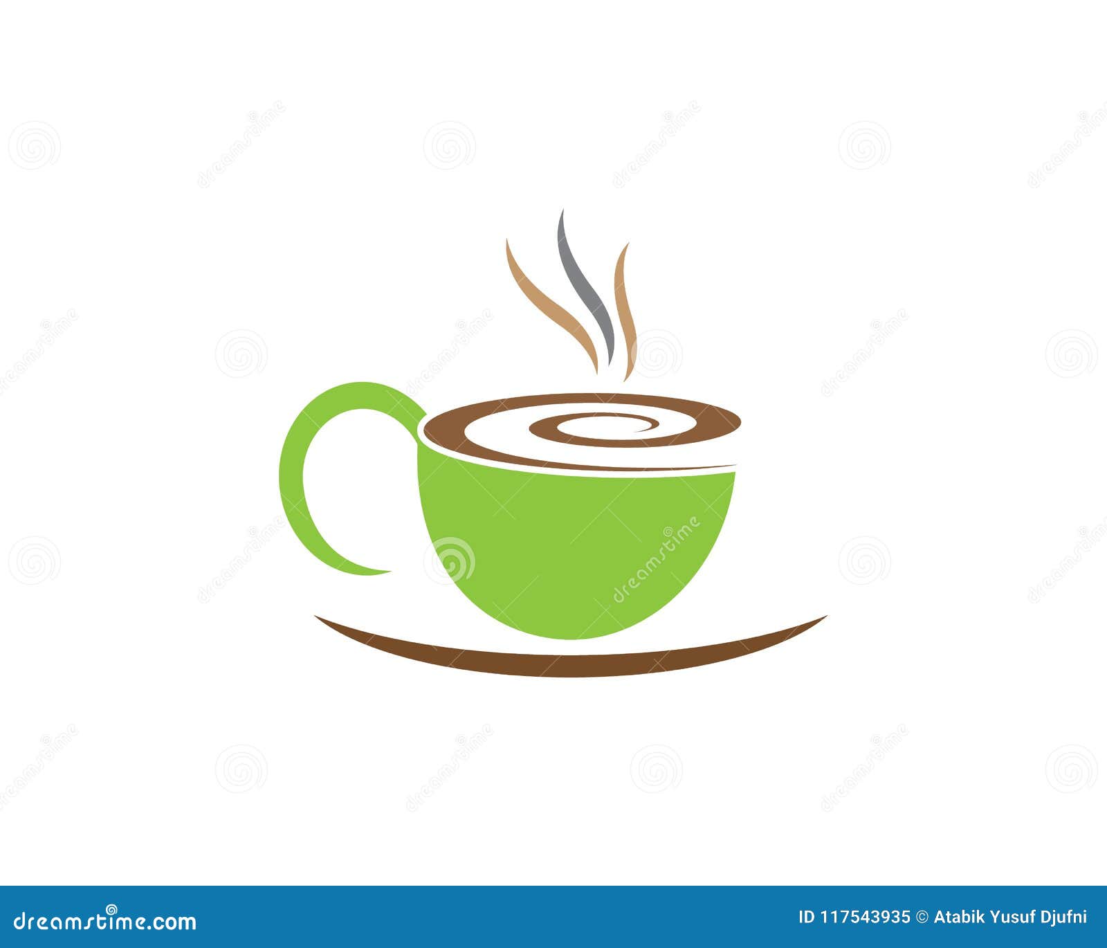 Tea cup logo template stock vector. Illustration of drink 117543935