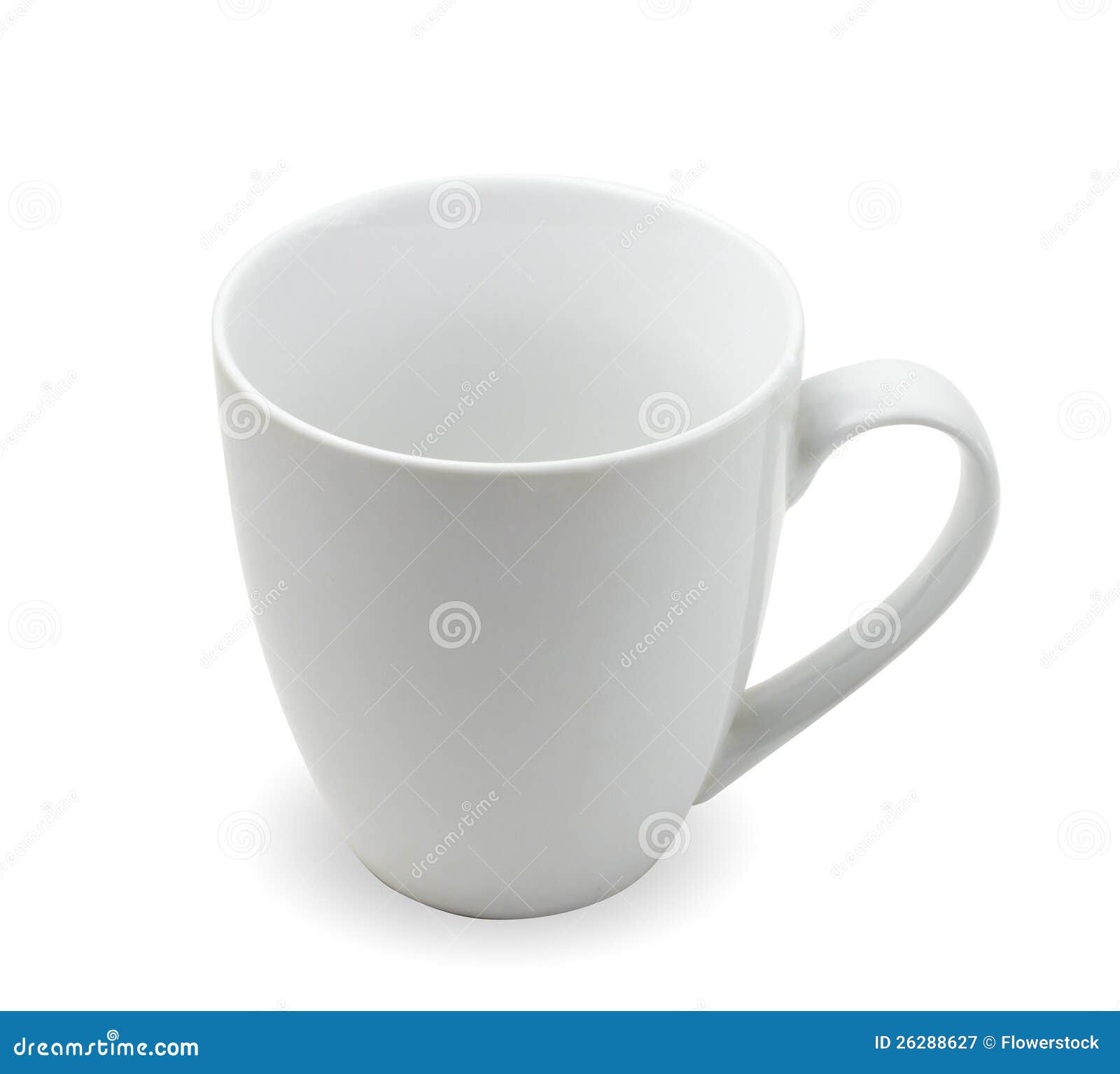 Tea cup on white stock image. Image of large, beverage 26288627