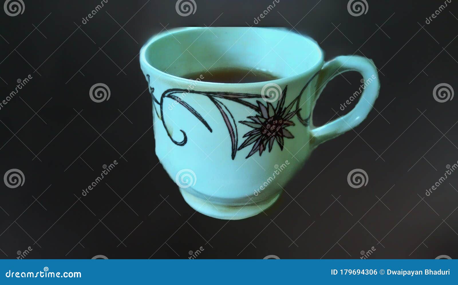 Tea Cup White in Colour Small Single Isolated Stock Photo Image of fresh, empty 179694306