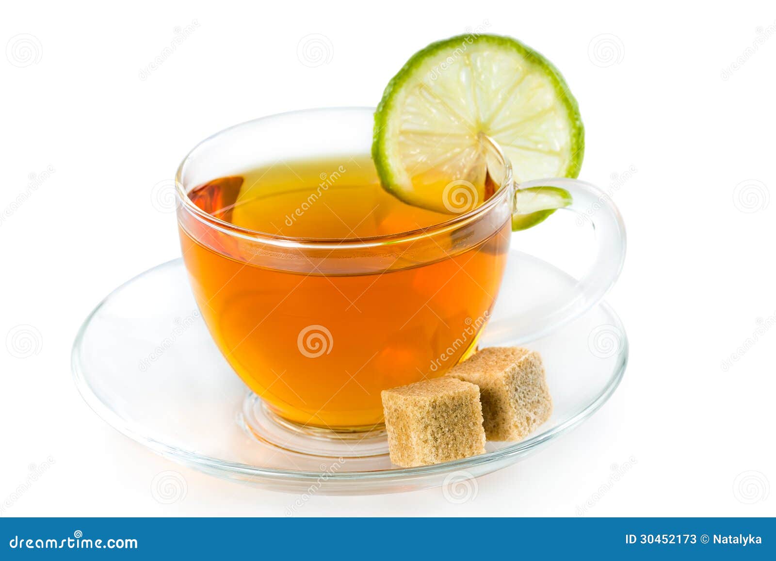 Tea in a Glass Cup with Lime Stock Image Image of natural, glass