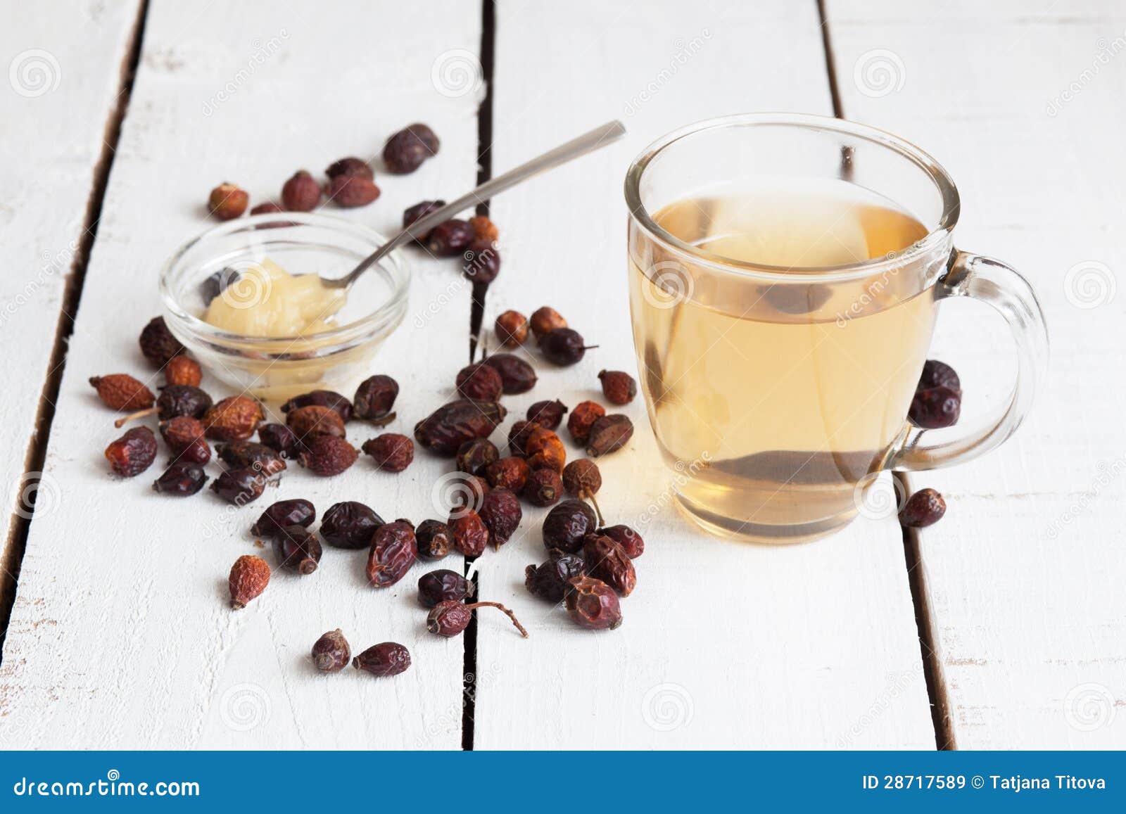 Tea from a Hawthorn and Dry Berries Stock Image Image of hawthorn