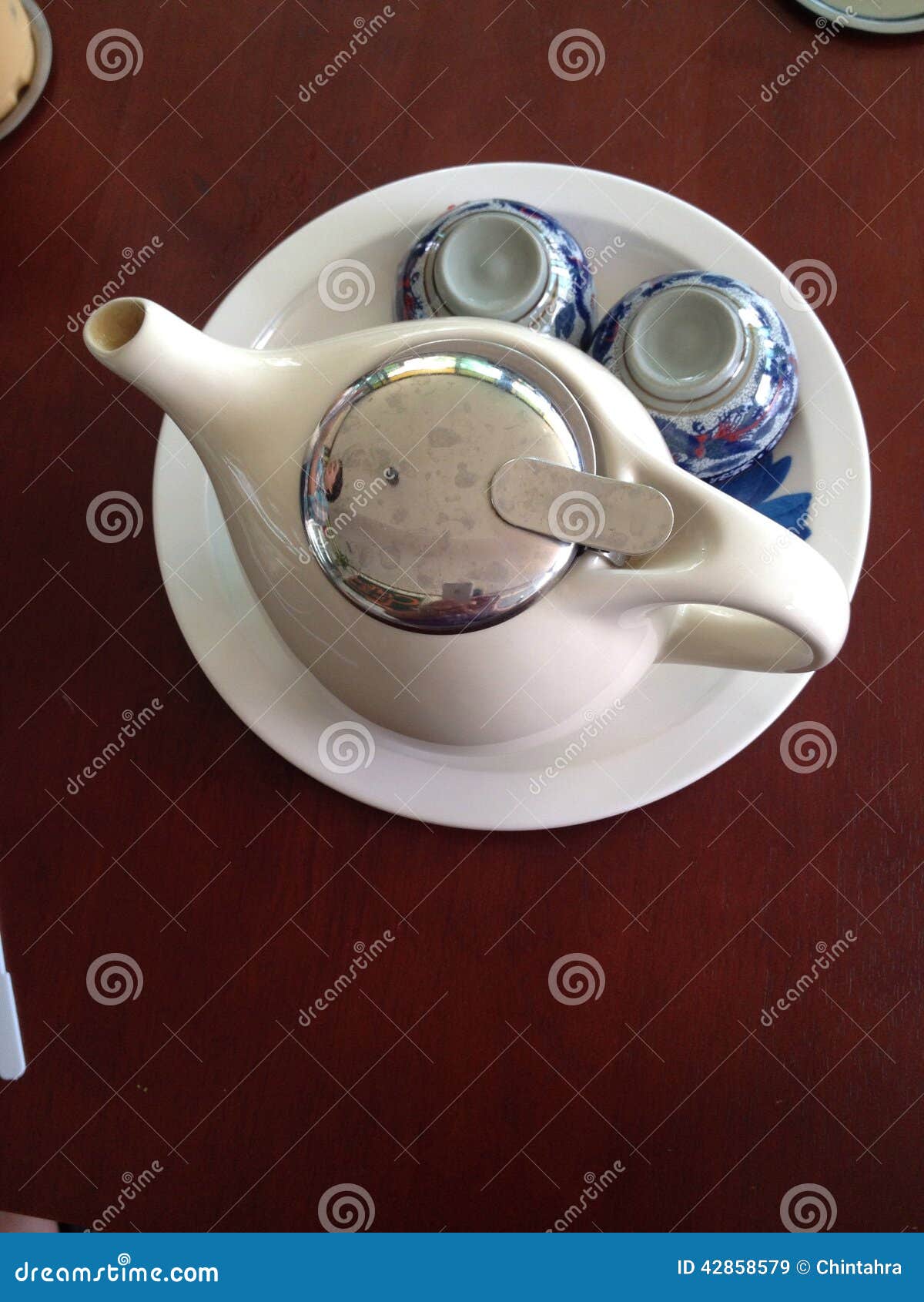 Tea hot pot stock image. Image of shop, coffee 42858579