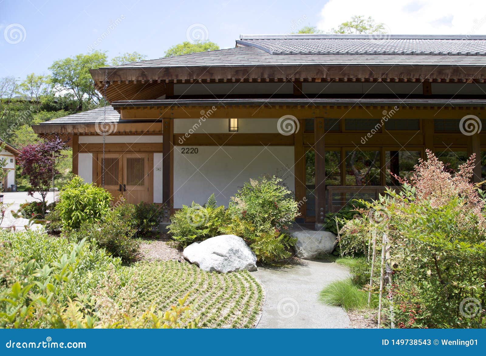 Tea House In Japanese Friendship Garden Balboa Park San Diego