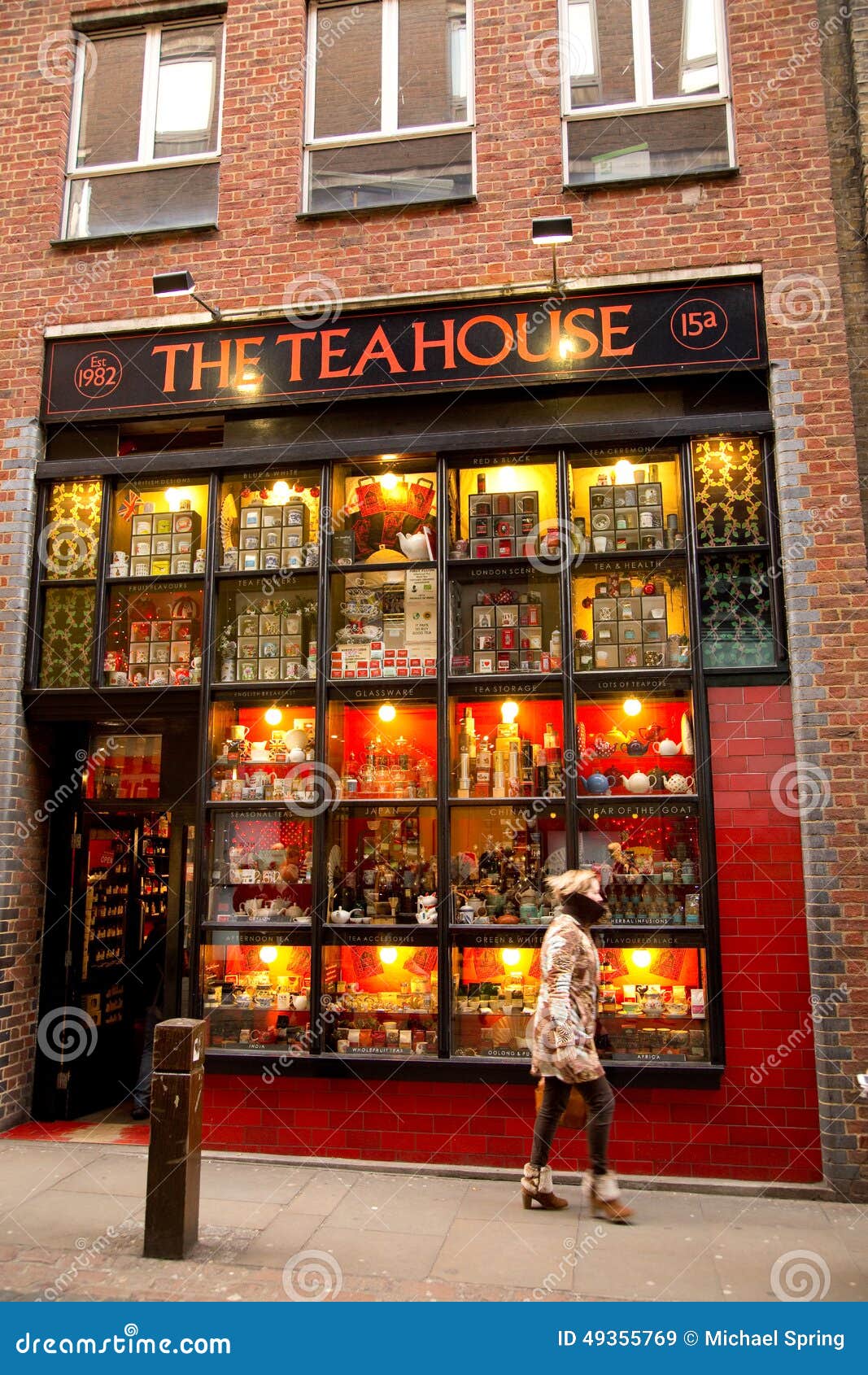 Retail Display Of Mariage Freres Tea In Covent Garden London Uk