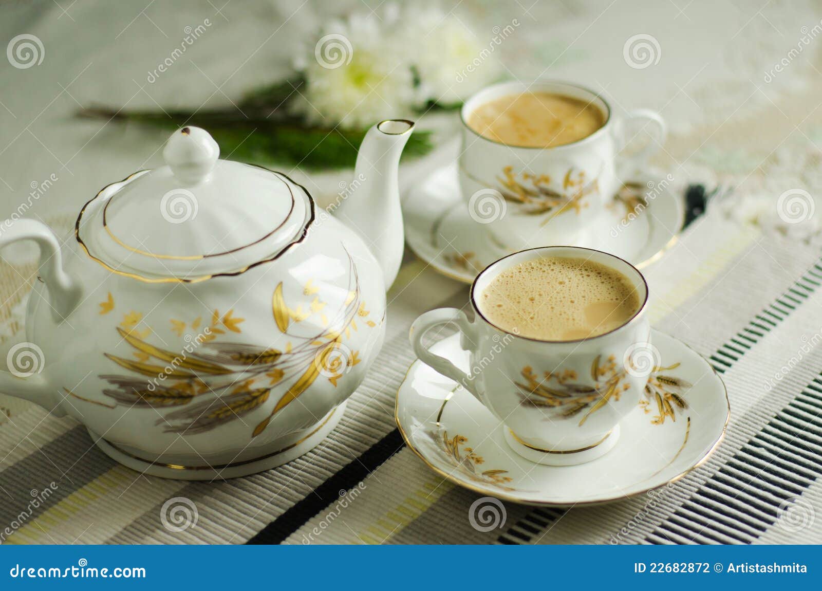 Tea kettle stock photo. Image of teapot, antique, dishware 22682872