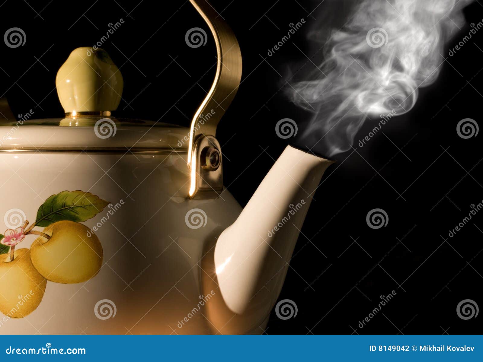 Tea Kettle Steam Stock Photos and Images - 123RF