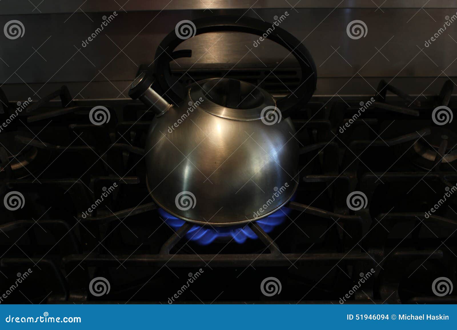 Tea kettle on stove stock photo. Image of freshly, coffee 51946094