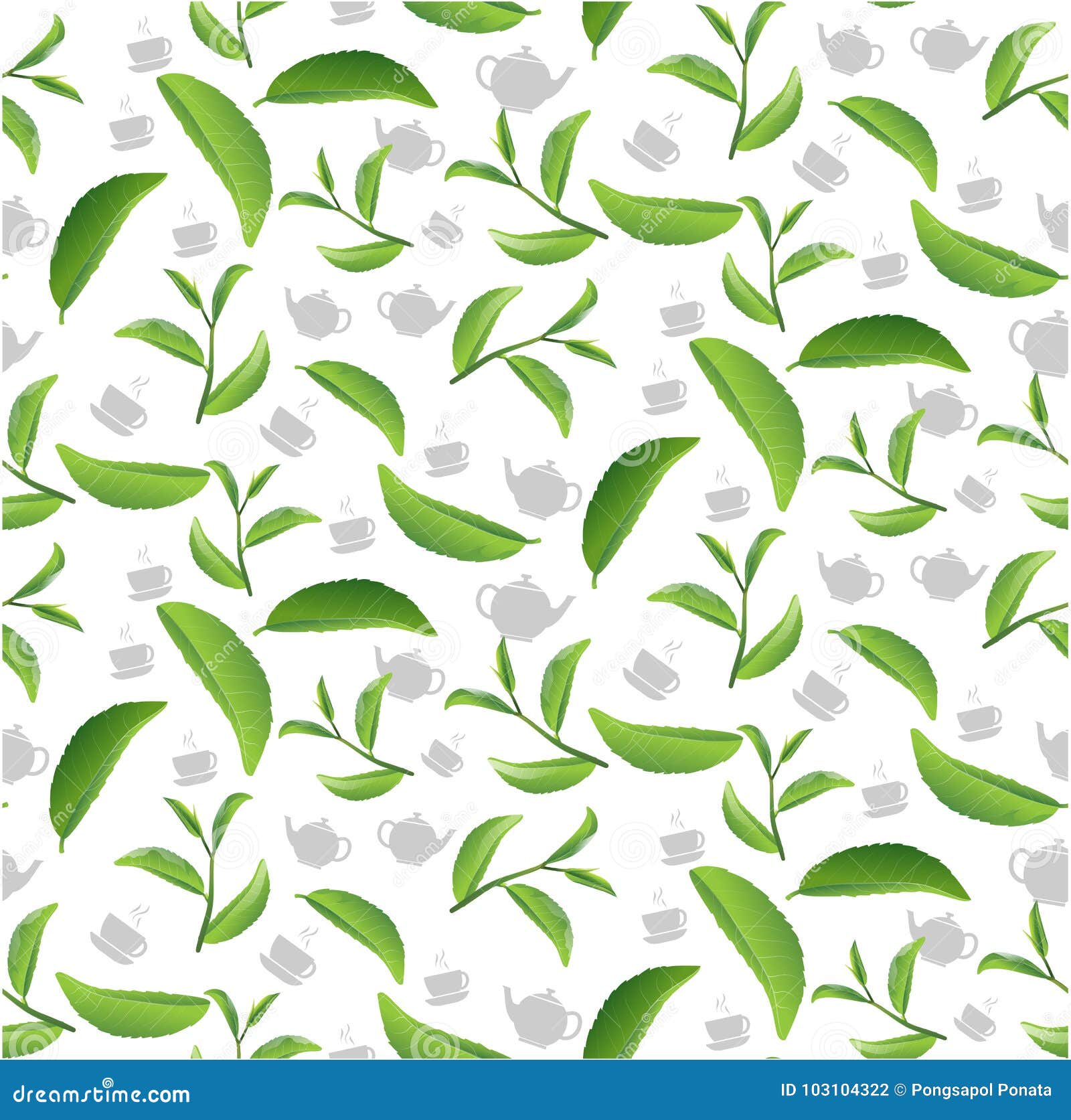 Tea Leaf Pattern Stock Illustration Illustration Of Hand Tea Leaf Pattern Stock Illustration Illustration Of Hand