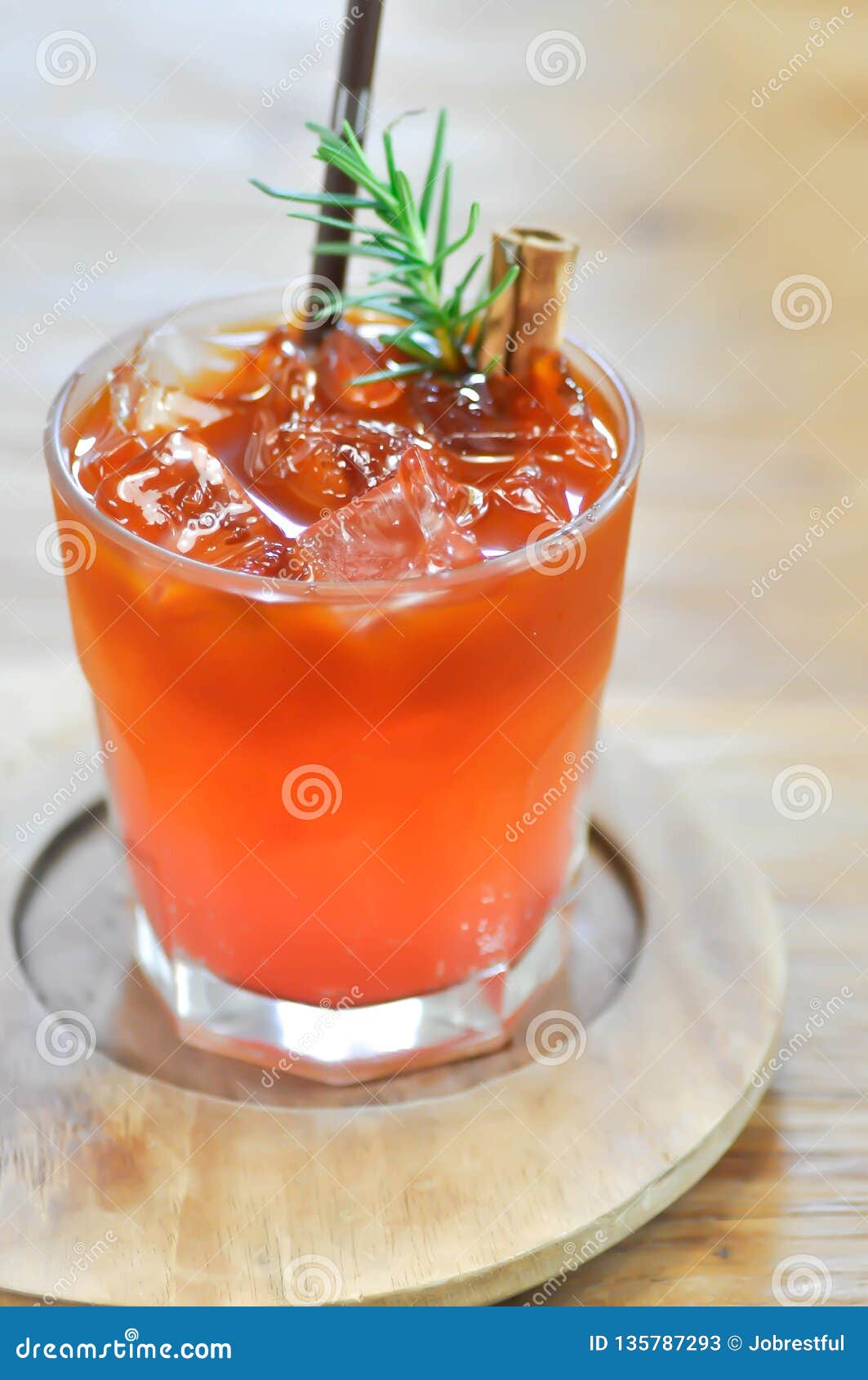 Lemon Tea or Cold Brew Coffee Stock Image Image of peach, cold 135787293