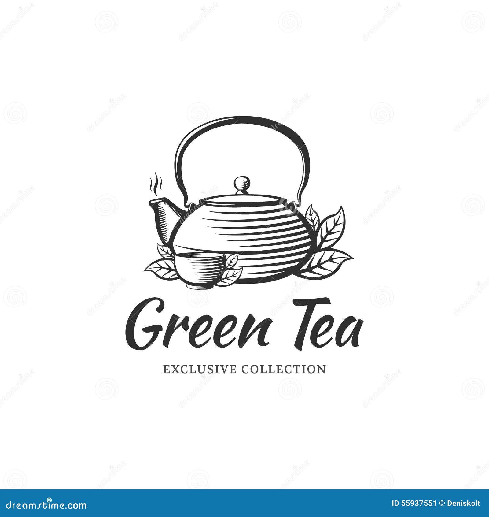  Tea Logo Stock Vector Image 55937551