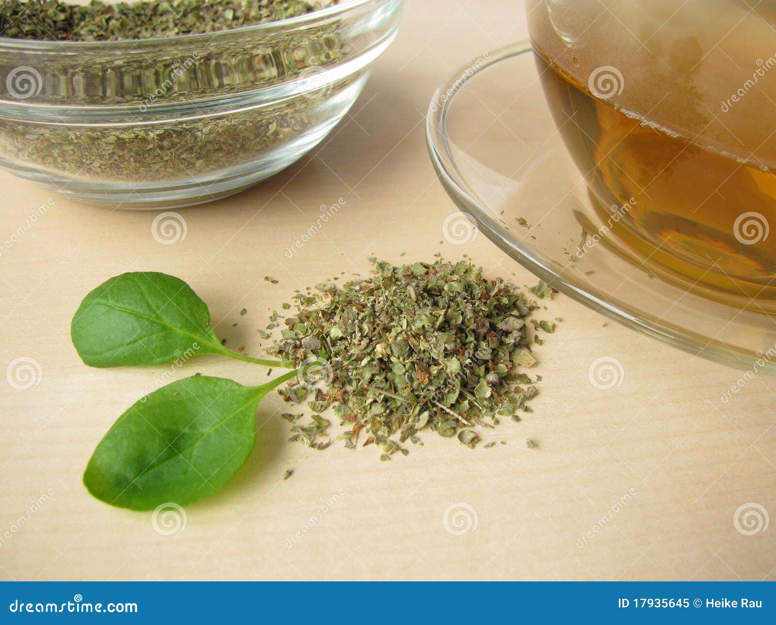 Tea with marjoram stock image. Image of herbal, majorana 17935645