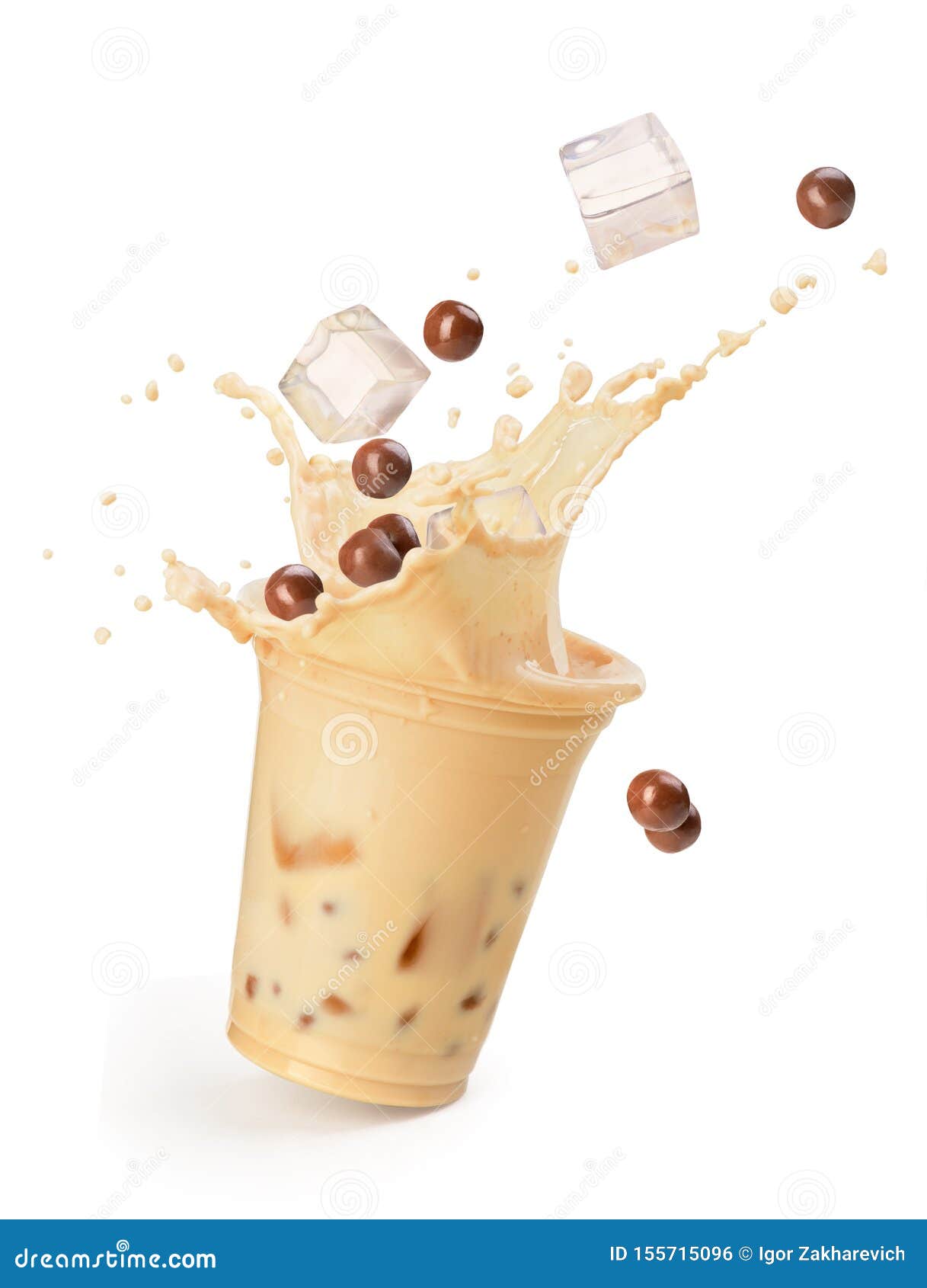 Tea with Milk. Coffee with Milk Stock Photo Image of milkshake, food 155715096