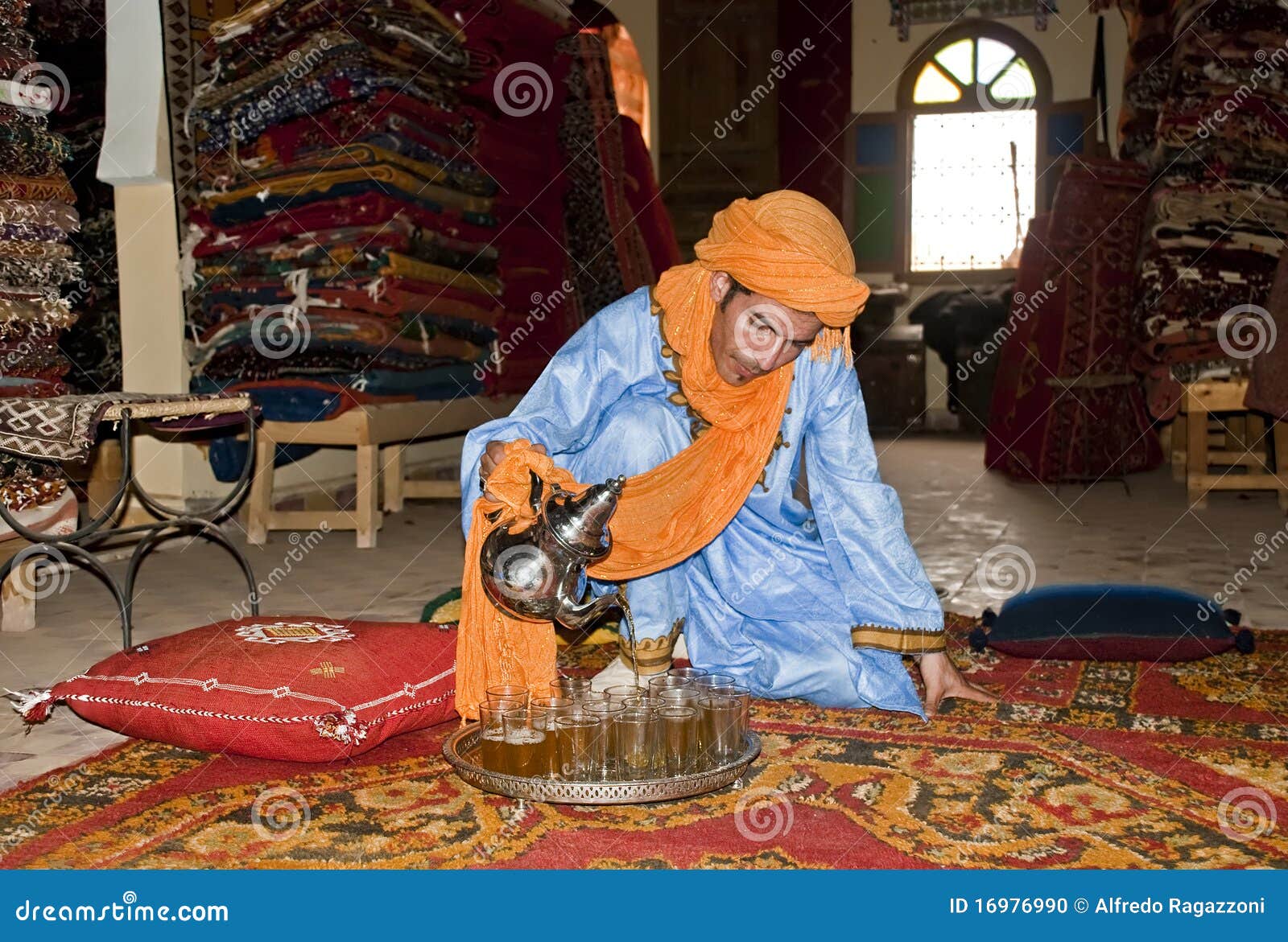 Tea in Morocco editorial image. Image of turban, peppermint 16976990